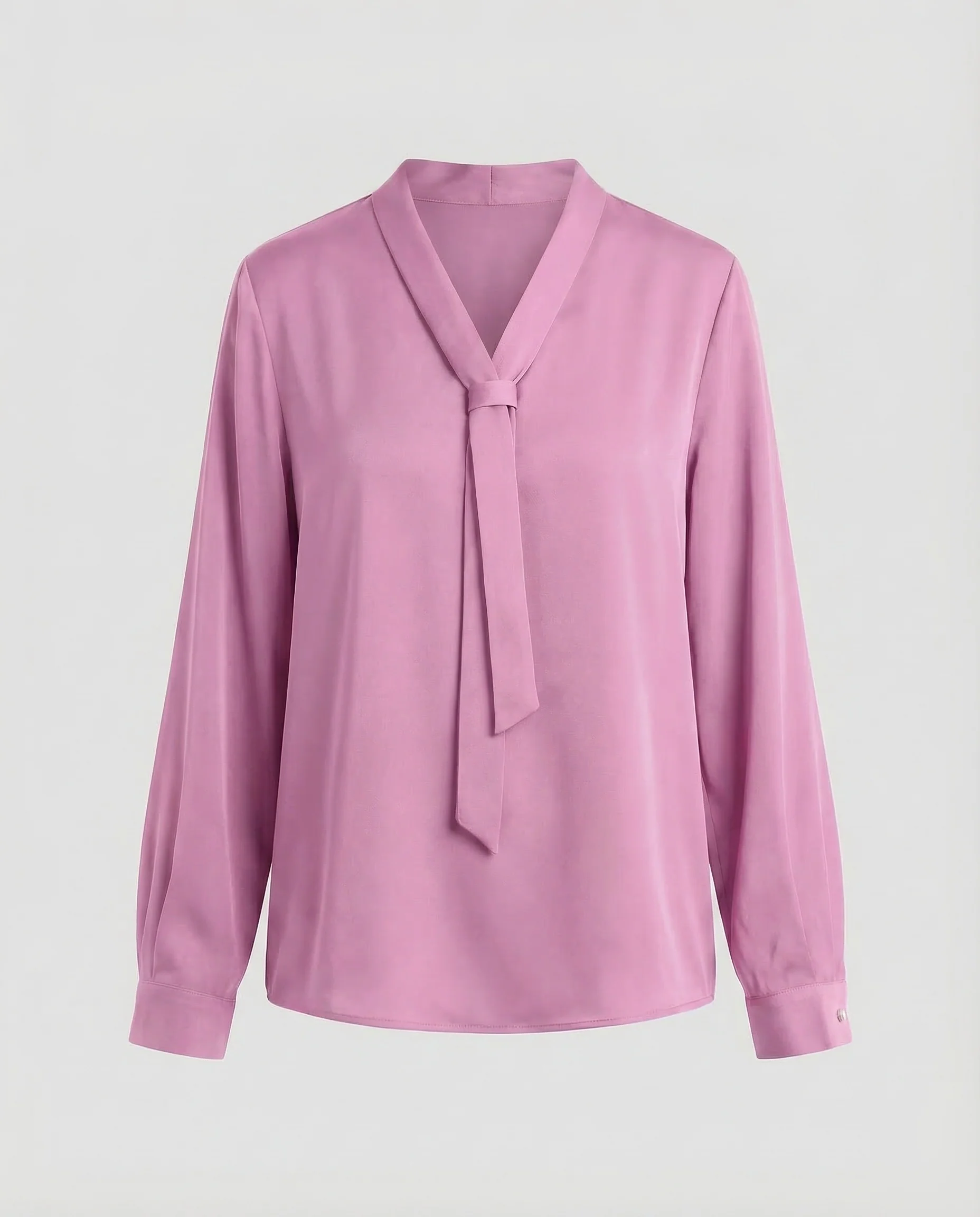 Damen Satinbluse Schluppe - Image 7