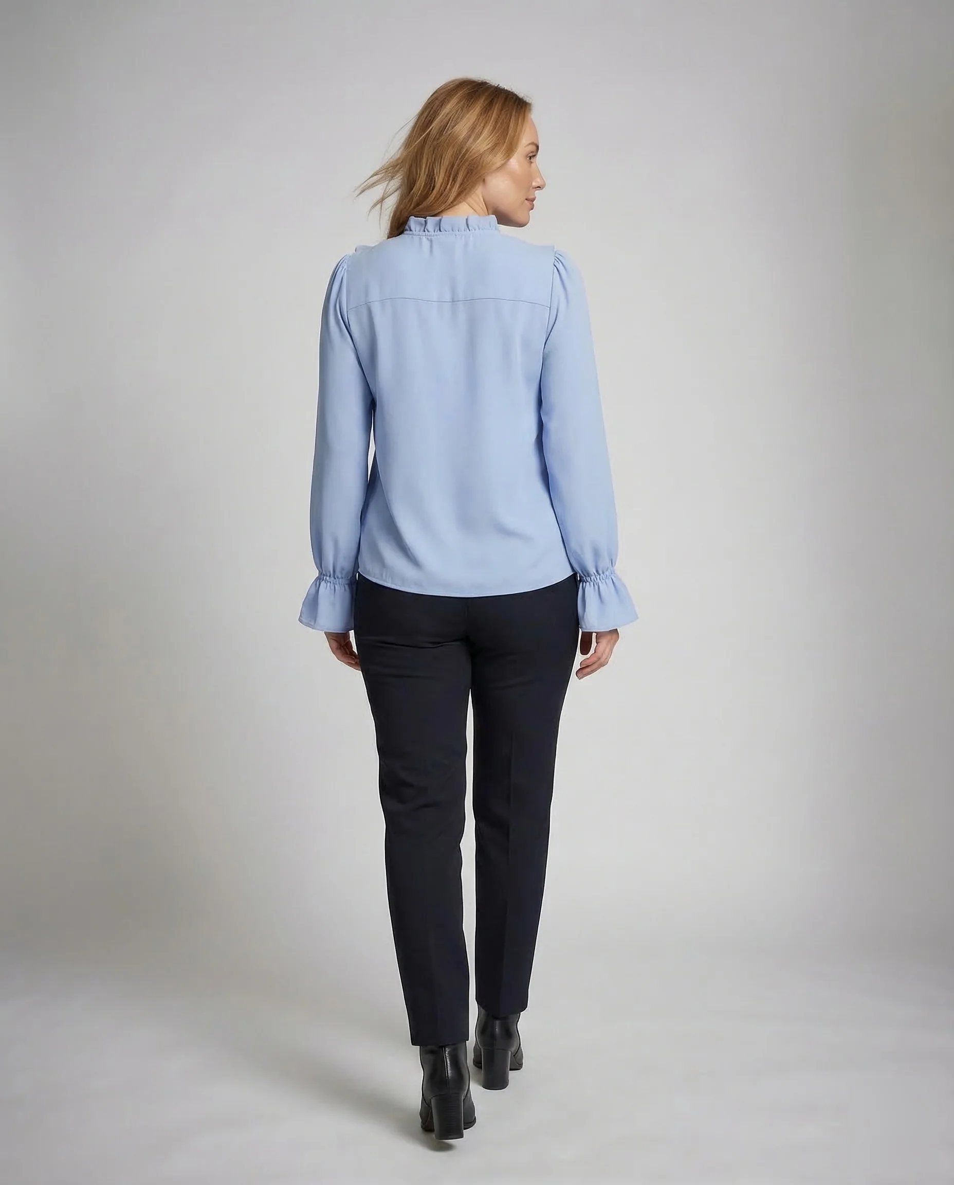Damen Rüschenbluse Spitze - Image 3