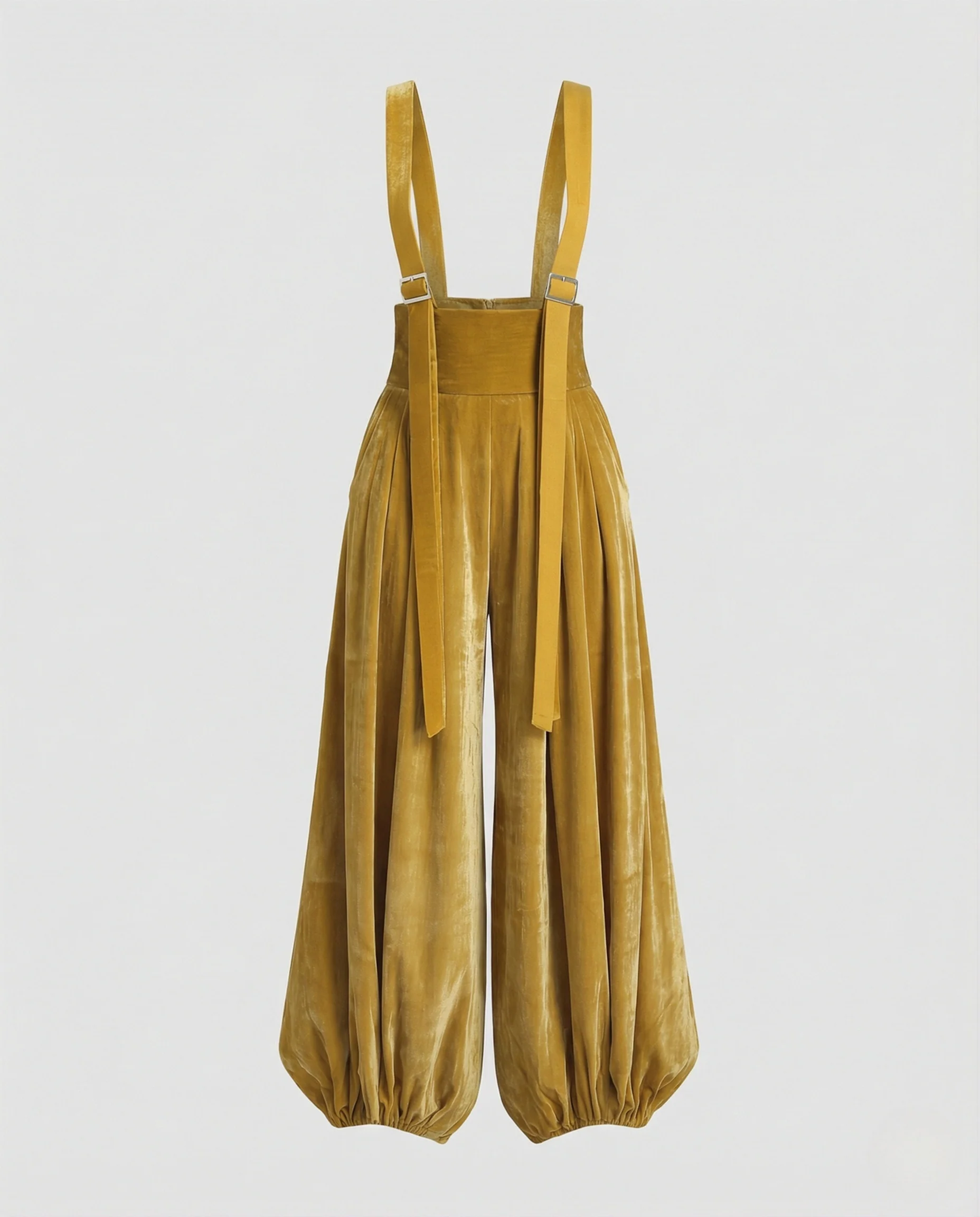 Latzhose Damen Samt Elegant - Image 3