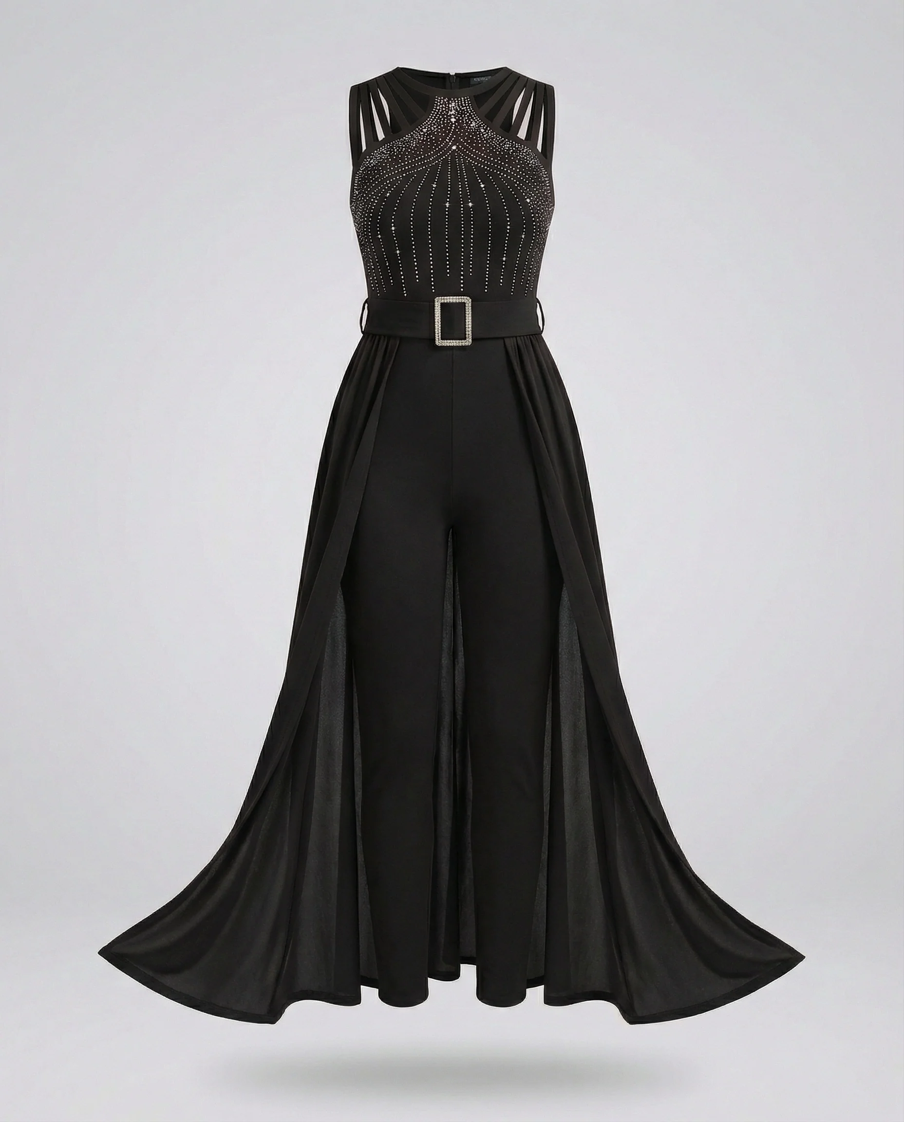 Damen Jumpsuit elegant Hochzeit mit Chiffon - Image 6