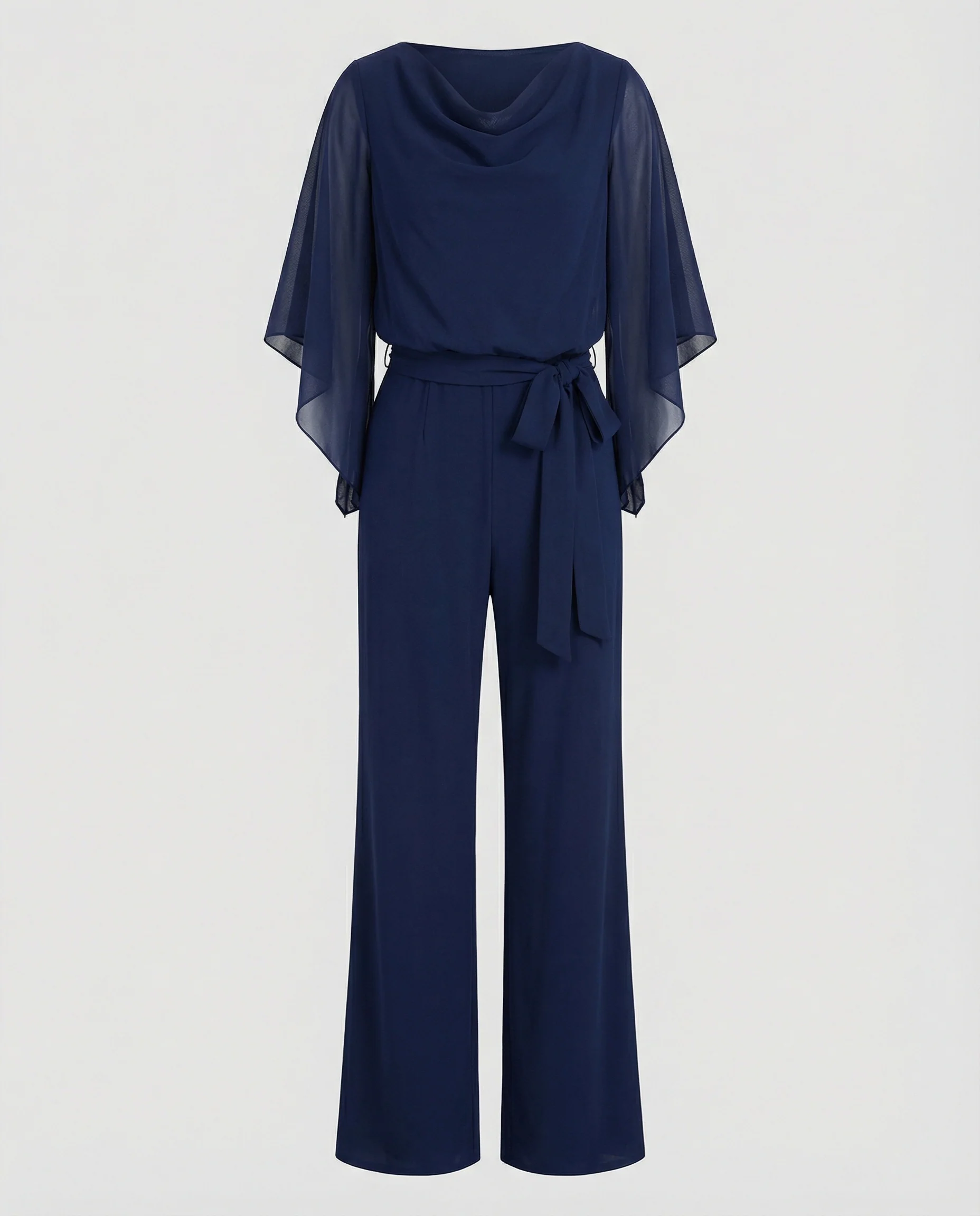 Jumpsuit elegant Damen mit Chiffonärmeln - Image 6