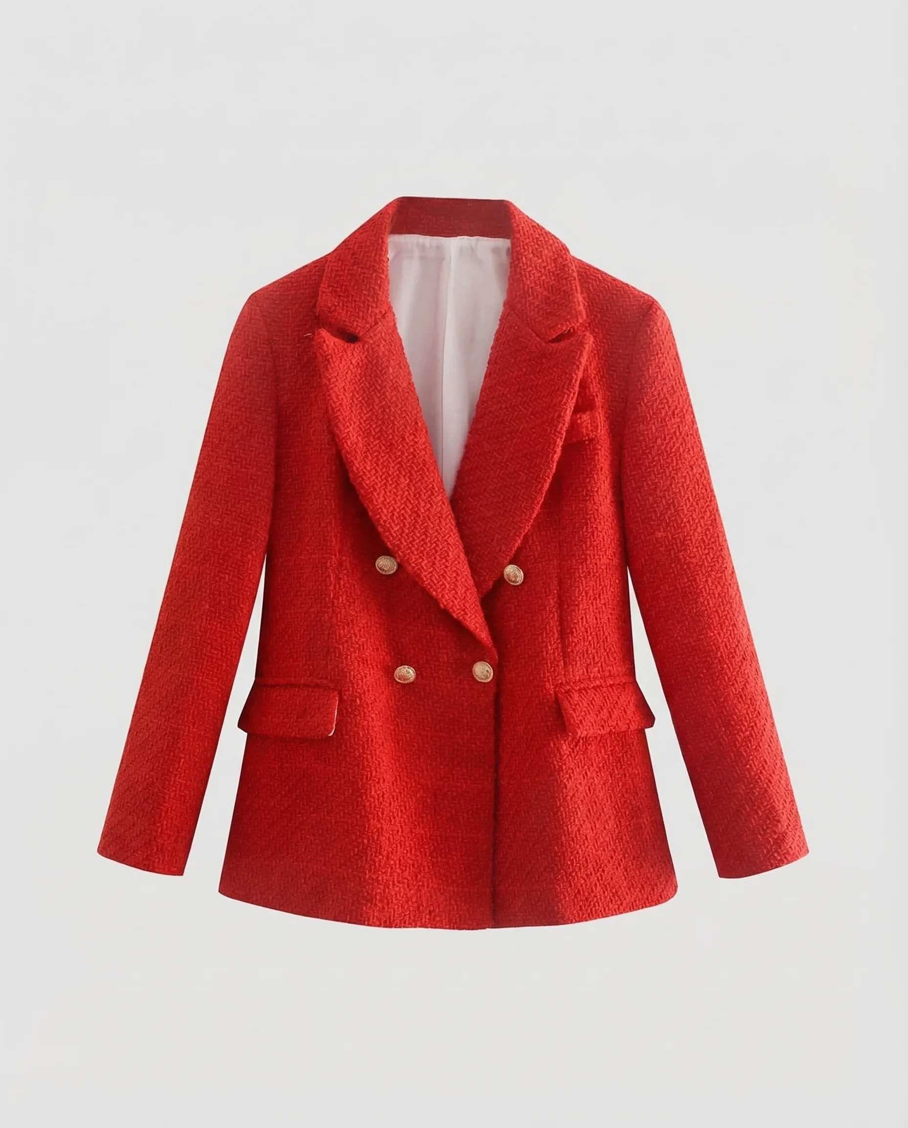 Damen Wollmix Blazer Zweireihig - Image 5