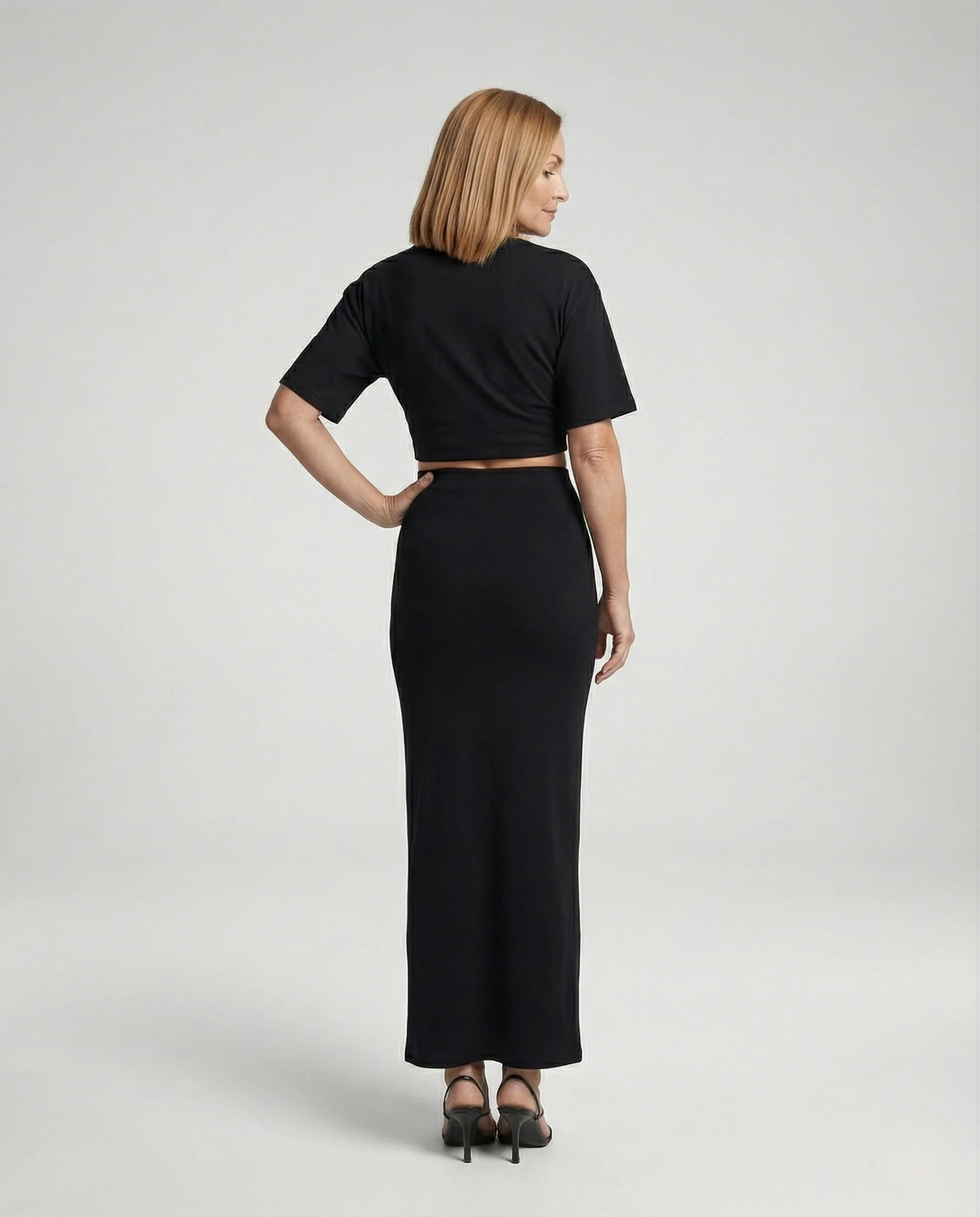 Damen Maxirock elegant High Waist - Image 3
