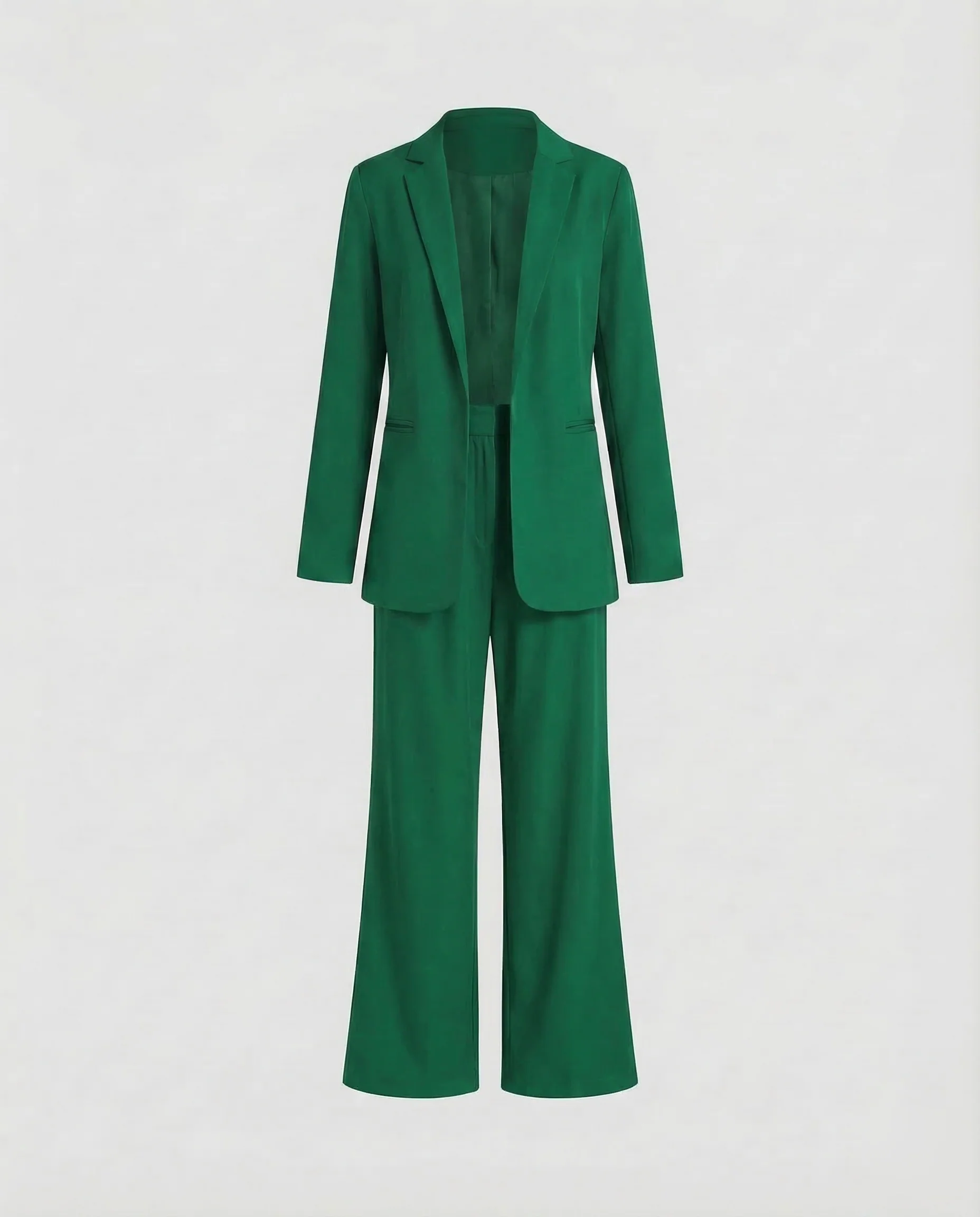 Eleganter Hosenanzug Damen mit weitem Bein - Image 12