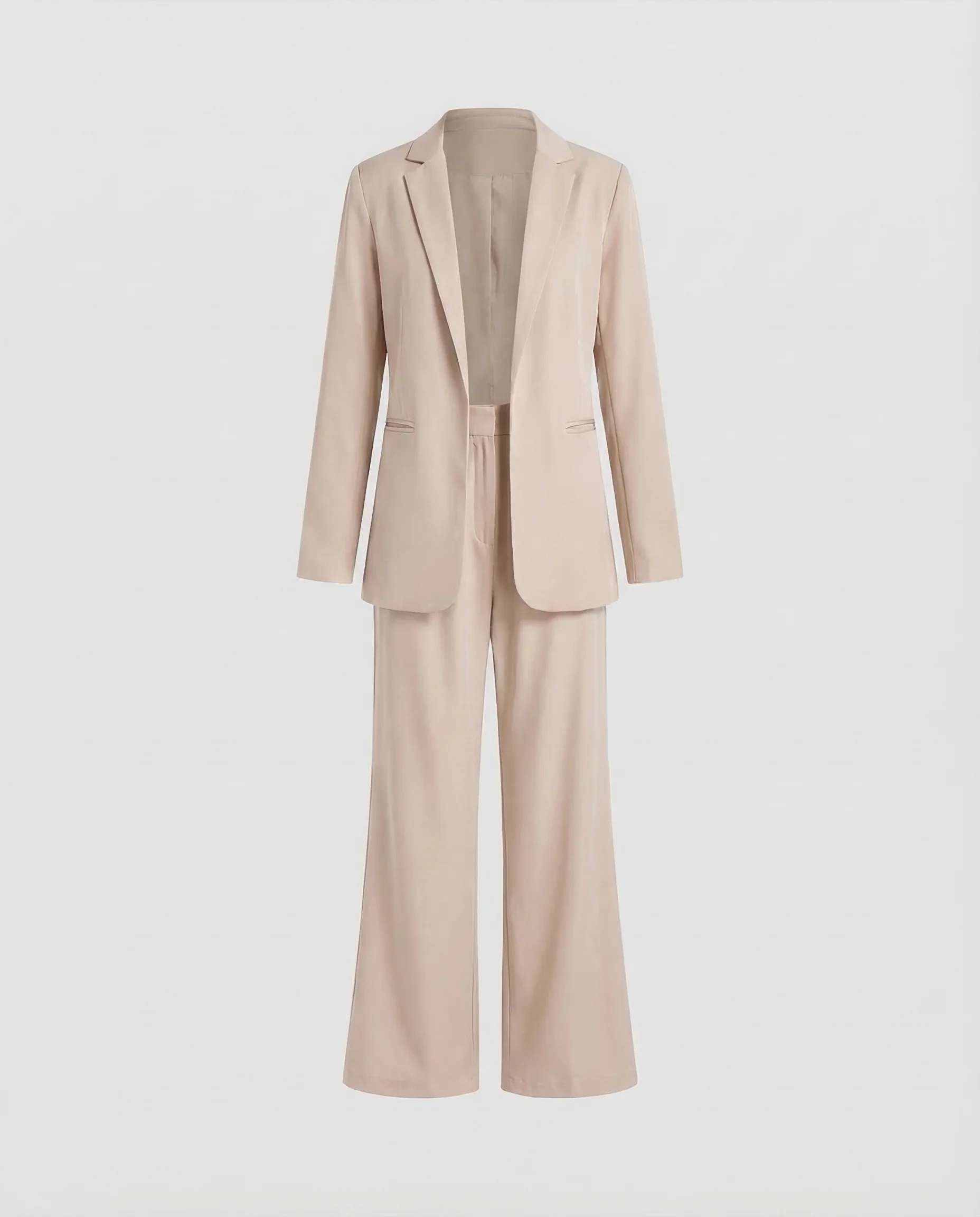 Eleganter Hosenanzug Damen mit weitem Bein - Image 13