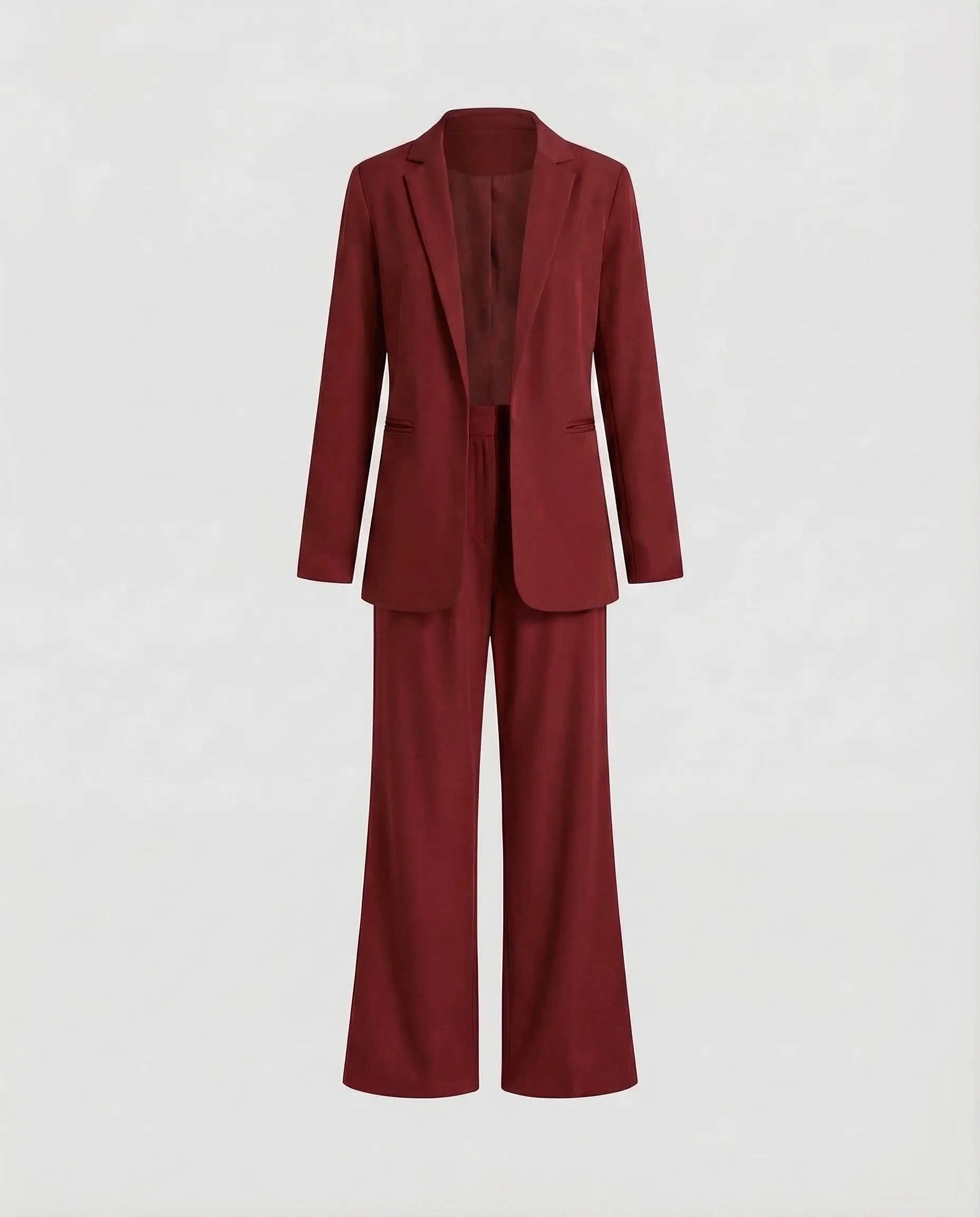 Eleganter Hosenanzug Damen mit weitem Bein - Image 14