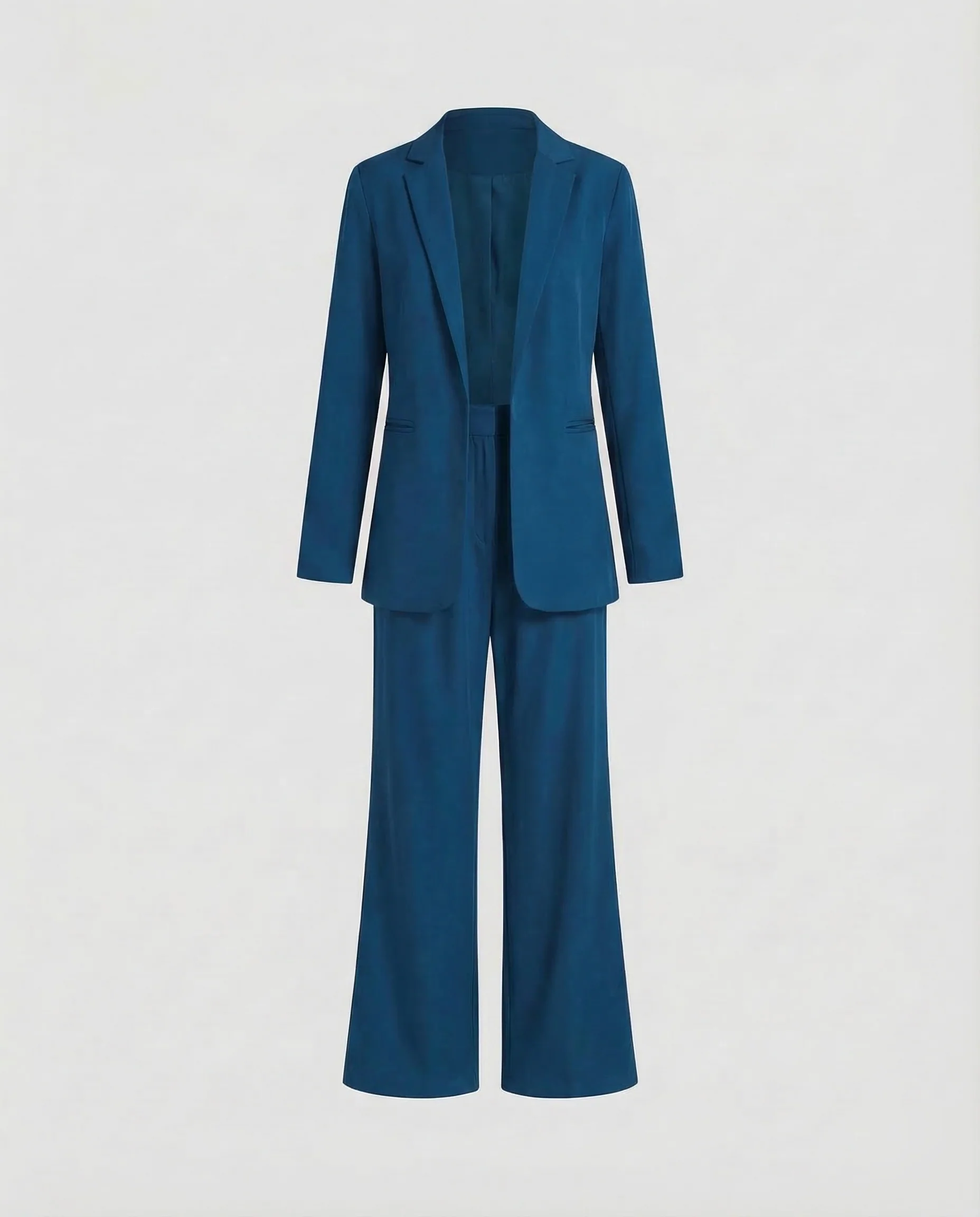 Eleganter Hosenanzug Damen mit weitem Bein - Image 15