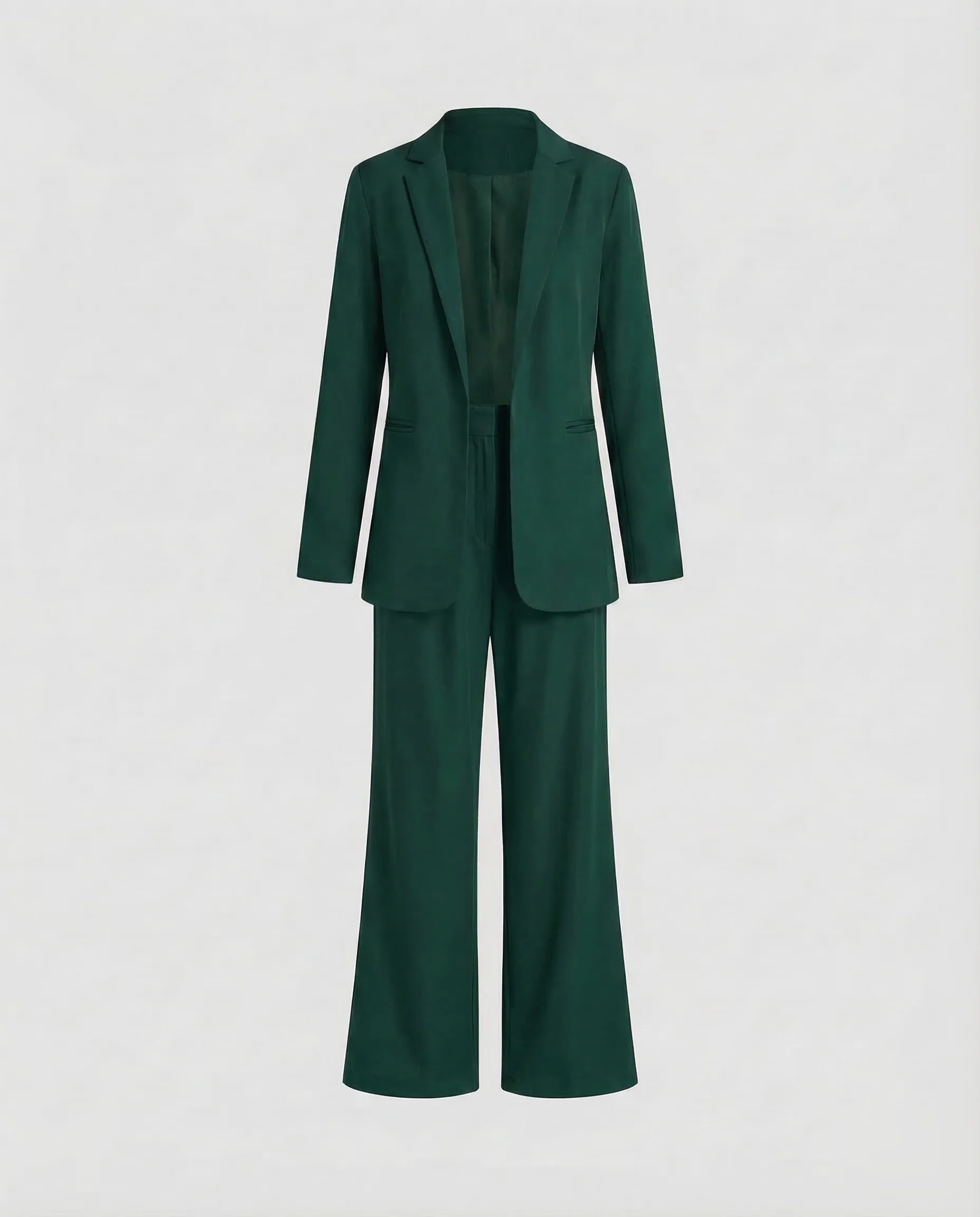 Eleganter Hosenanzug Damen mit weitem Bein - Image 5