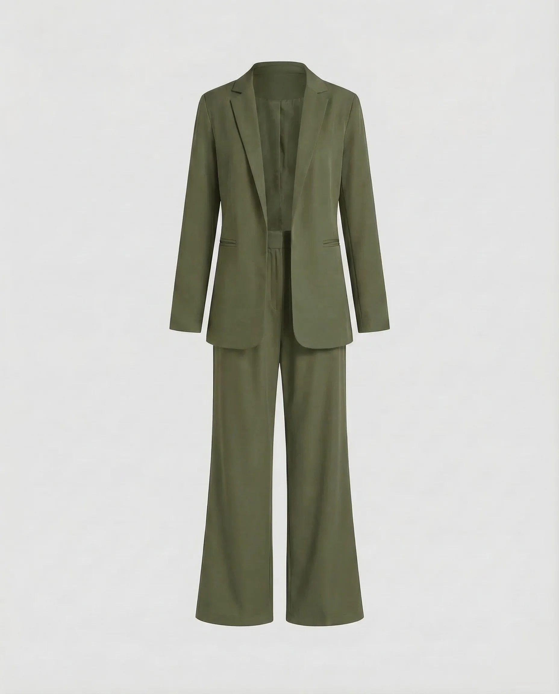 Eleganter Hosenanzug Damen mit weitem Bein - Image 6