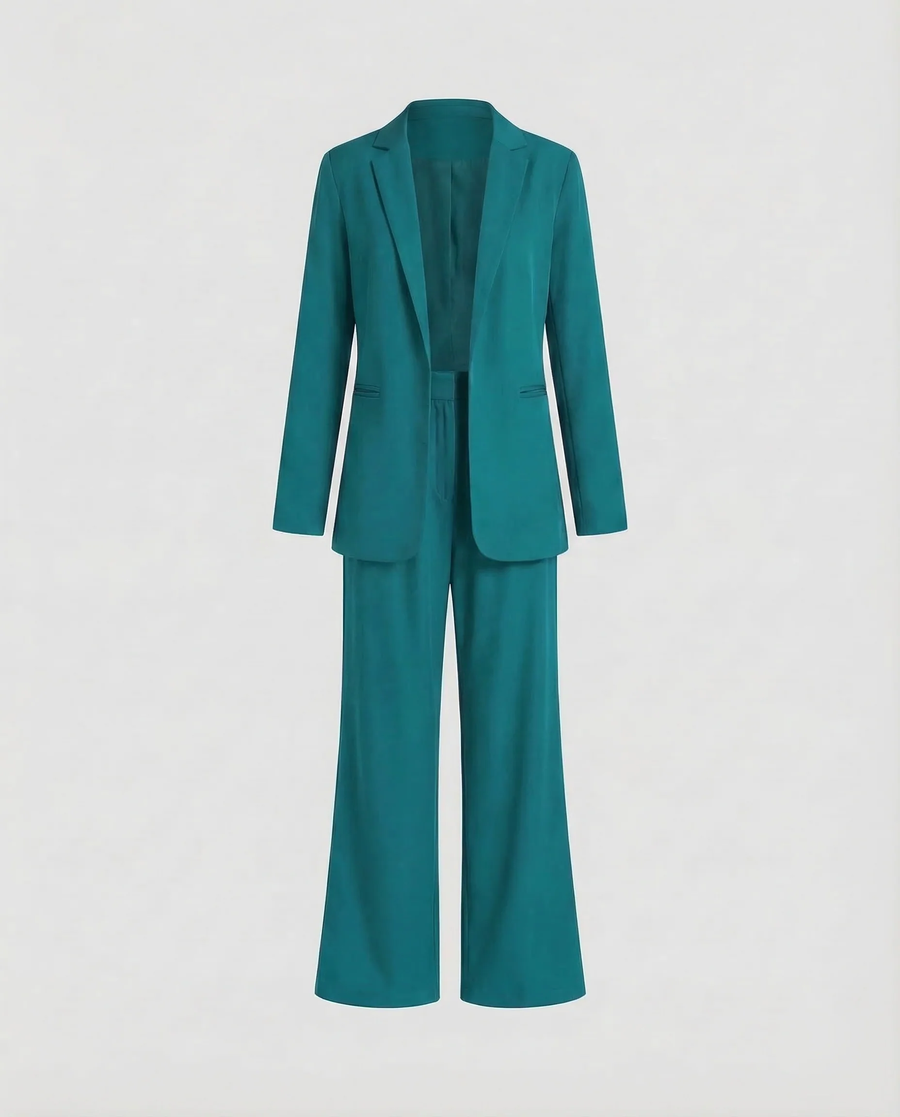 Eleganter Hosenanzug Damen mit weitem Bein - Image 8