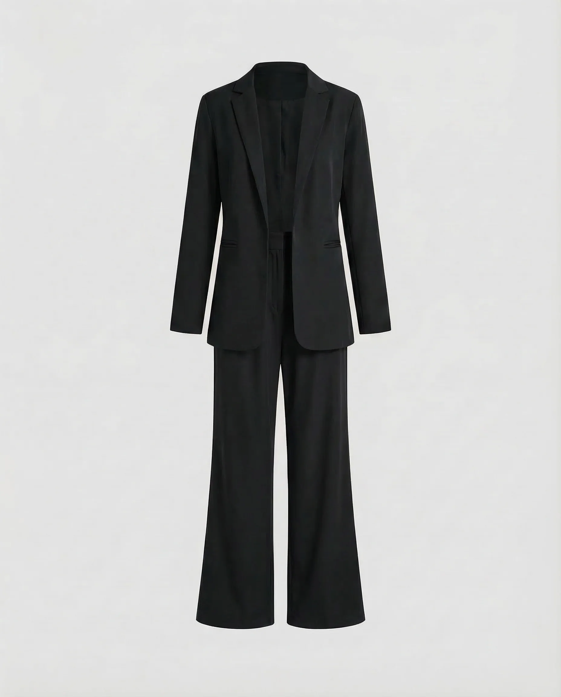 Eleganter Hosenanzug Damen mit weitem Bein - Image 9