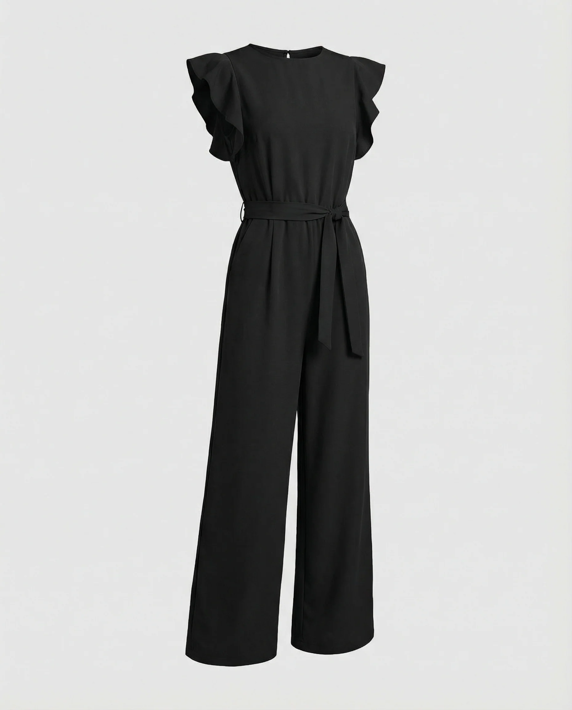 Jumpsuit elegant mit Flügelärmeln - Image 5