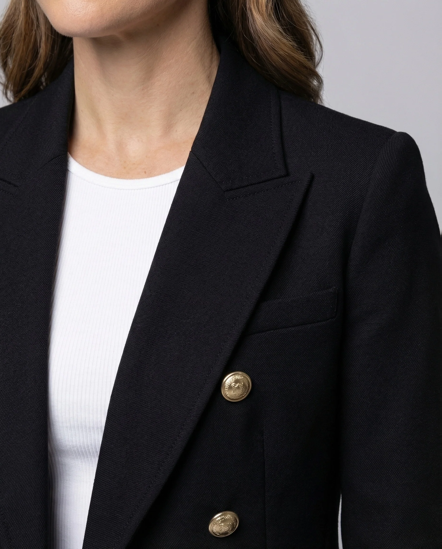 Damen Blazer Lang Zweireihig - Image 3