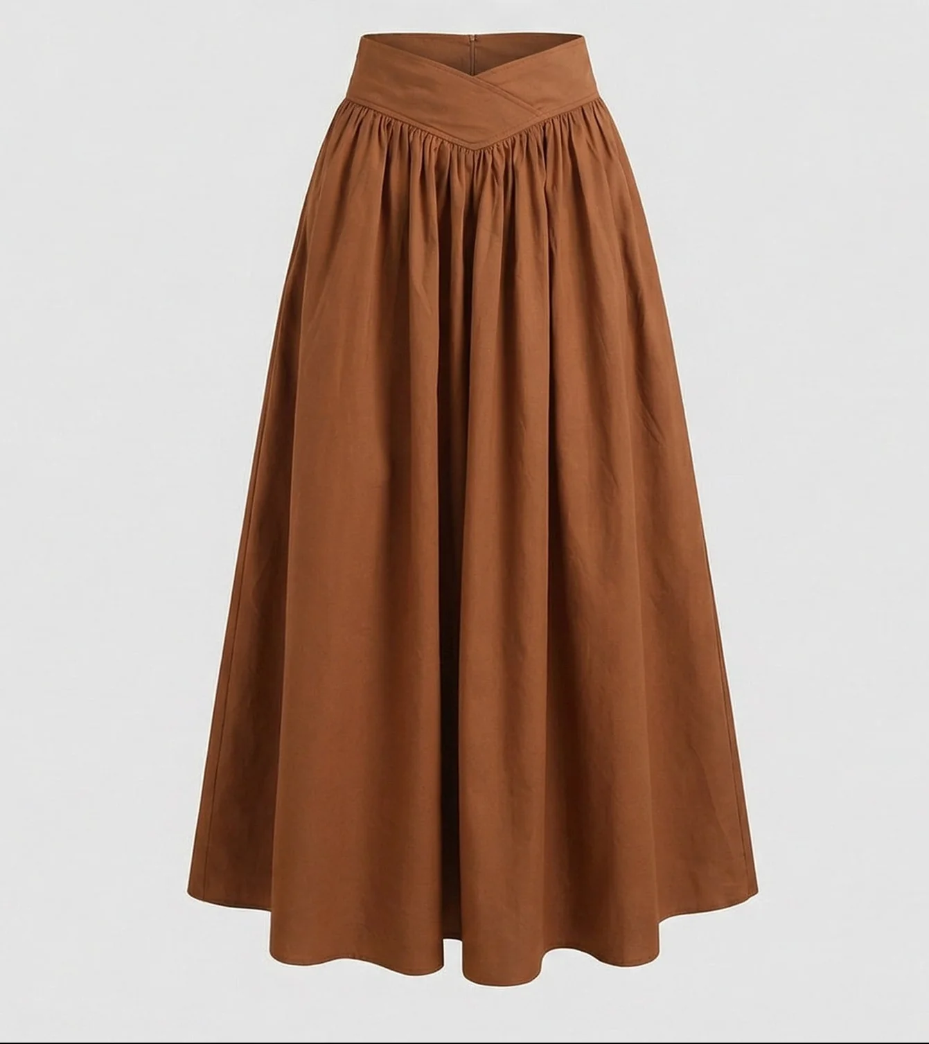 Maxirock Damen Elegant Falten - Image 5