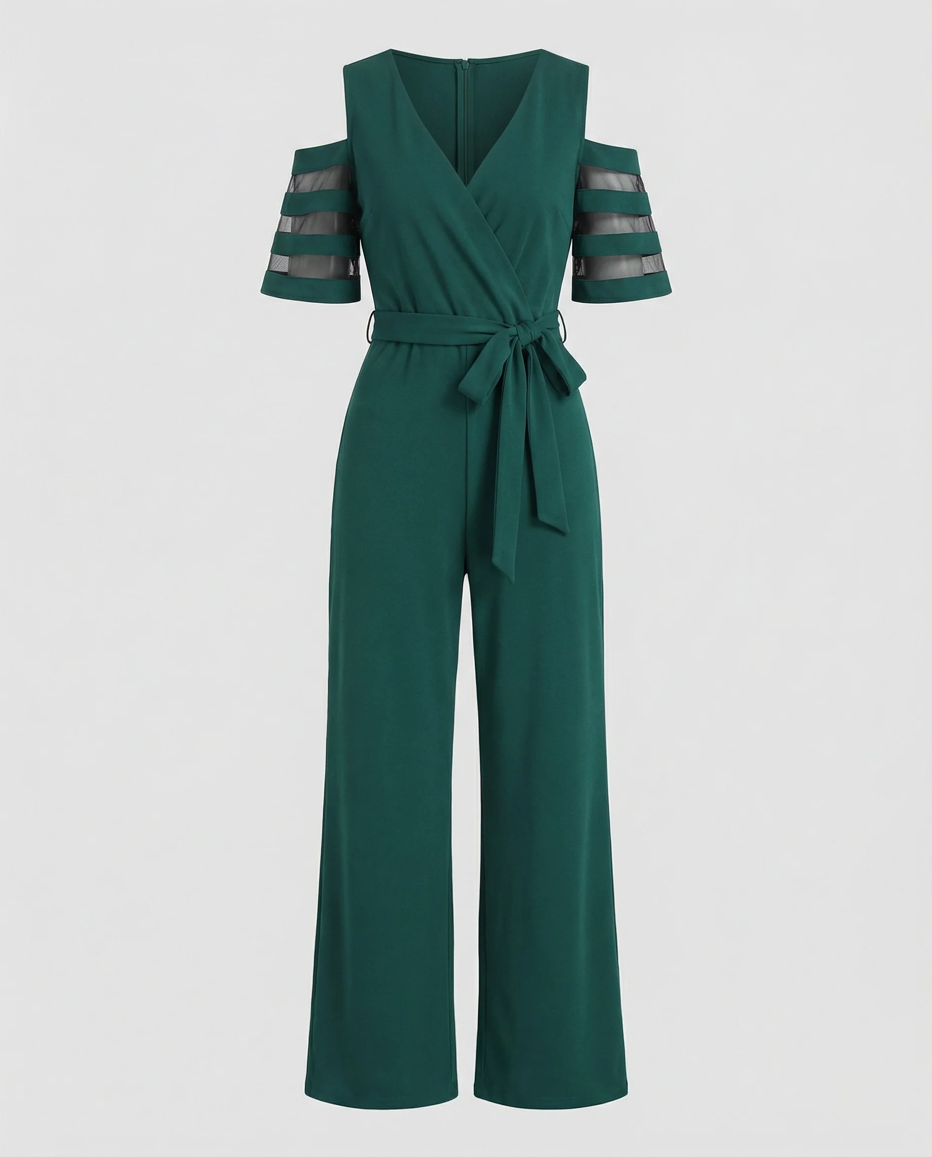 Damen Jumpsuit schulterfrei elegant - Image 7