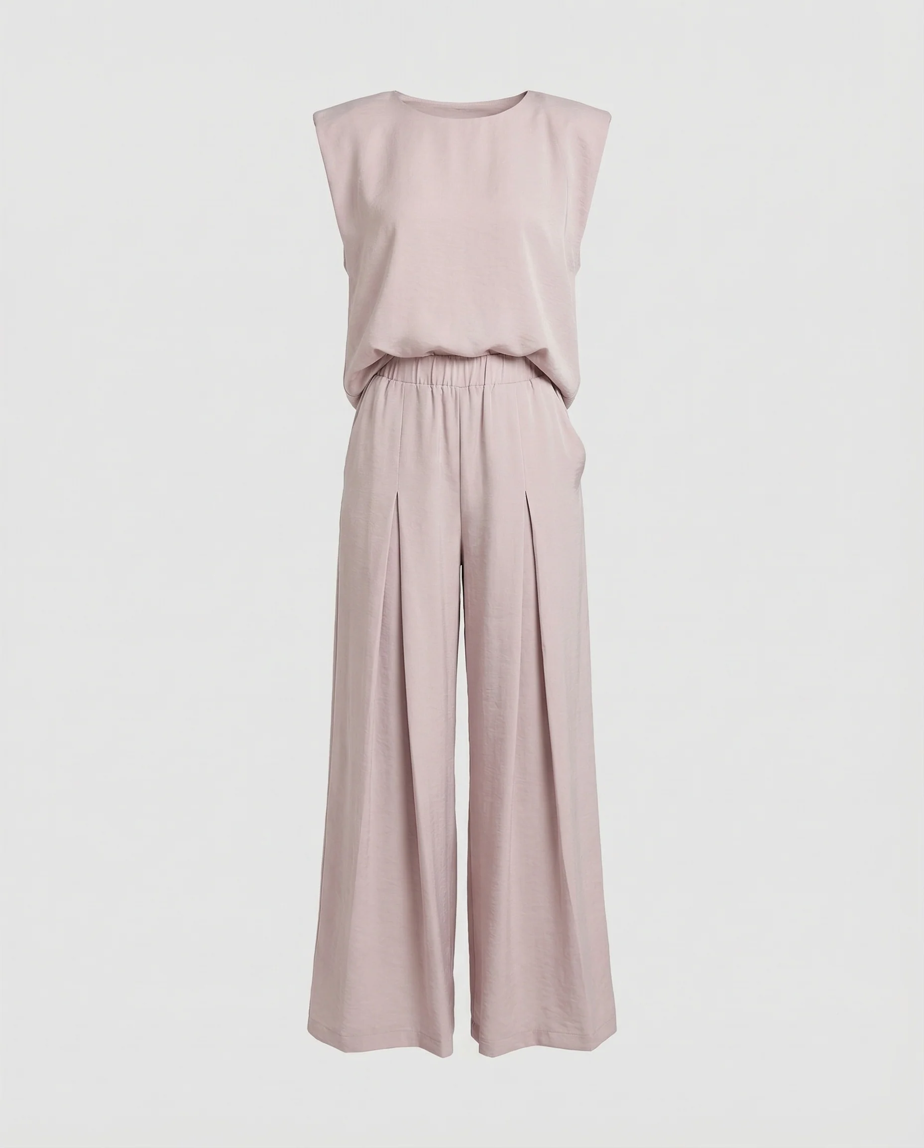 Damen Zweiteiler Set Blazer Palazzo - Image 4
