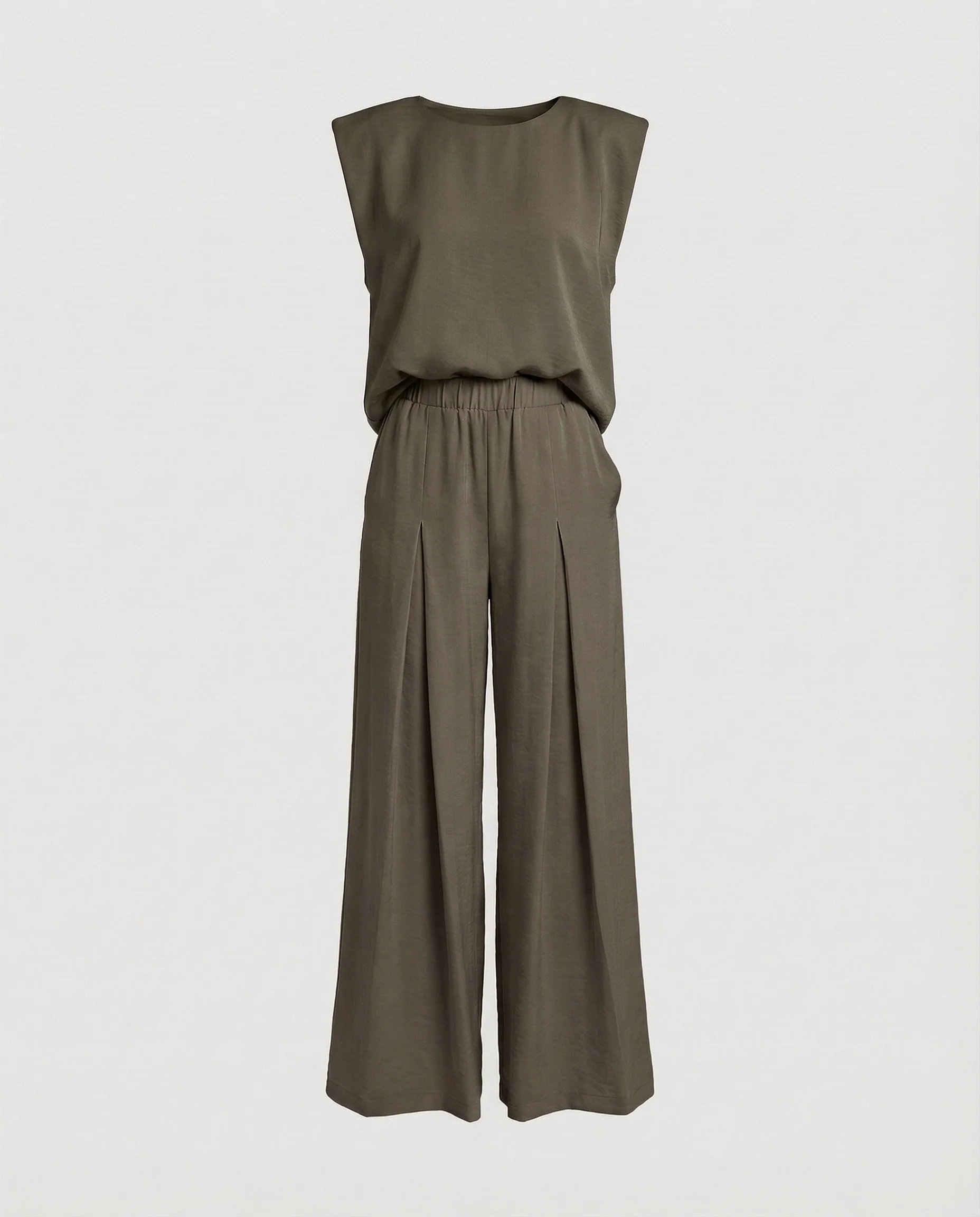 Damen Zweiteiler Set Blazer Palazzo - Image 7