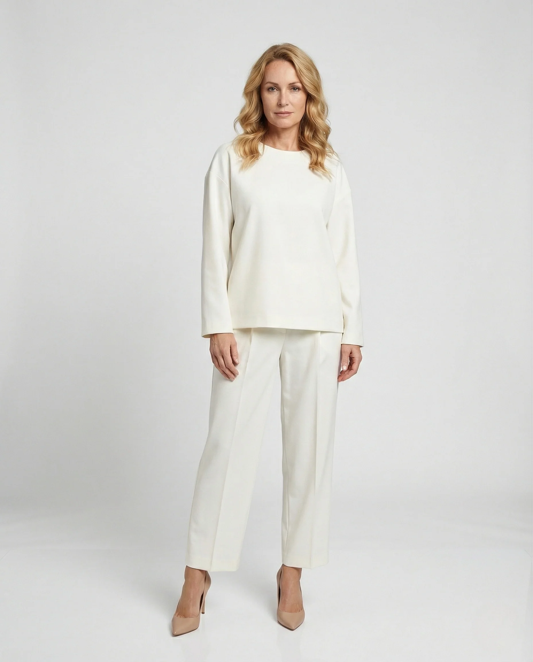 Zweiteiler Damen Elegant Hose
