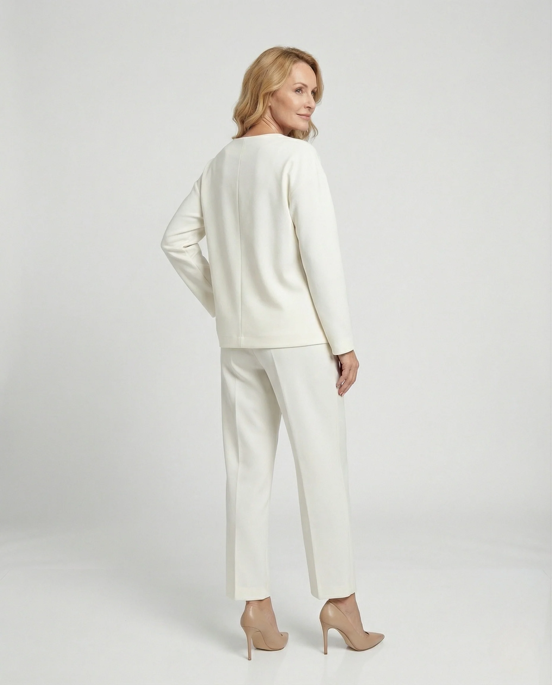 Zweiteiler Damen Elegant Hose - Image 3