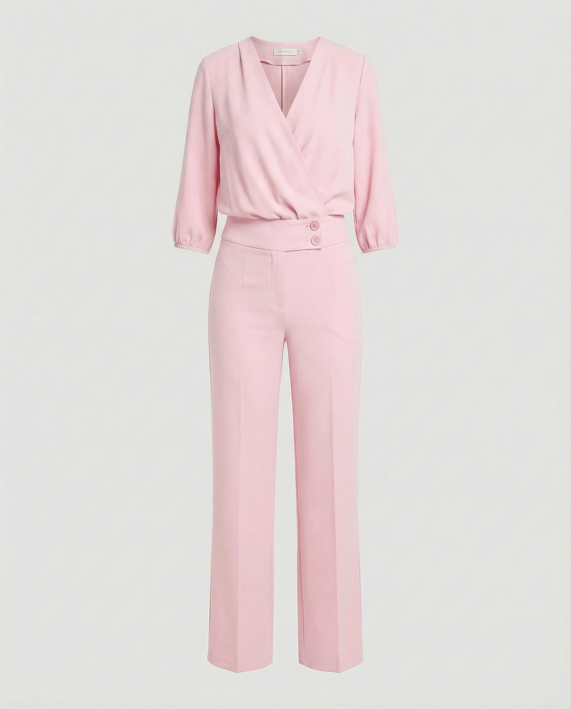 Zweiteiler Set Damen mit Wickelbluse - Image 6