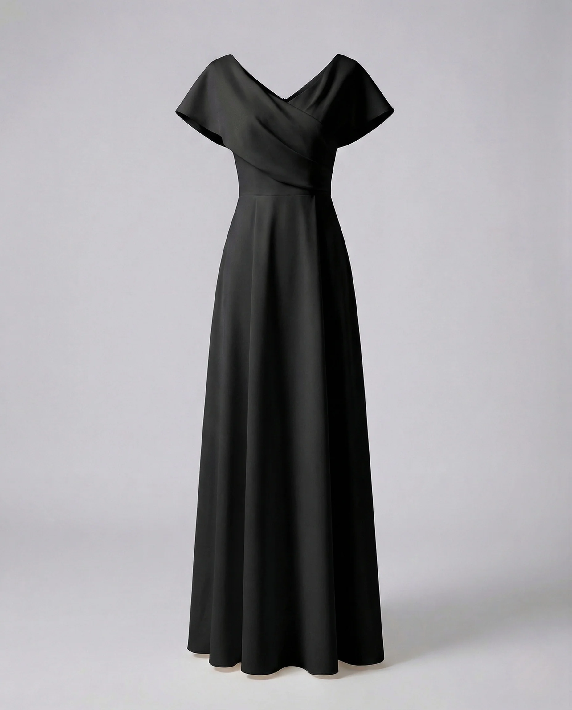 Damen Abendkleid mit Cape Ärmeln - Image 7