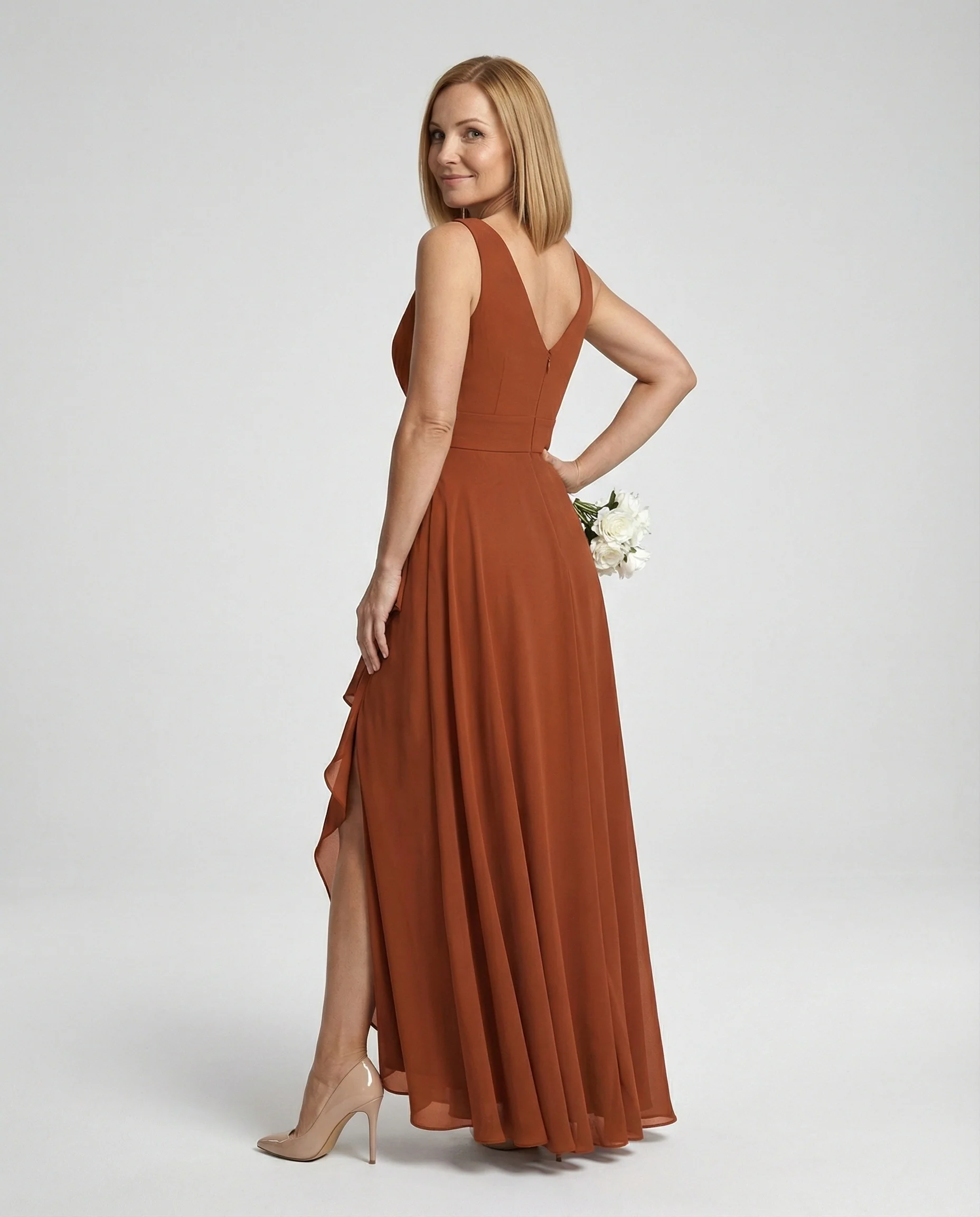 Damen Abendkleid elegant A Linie - Image 4