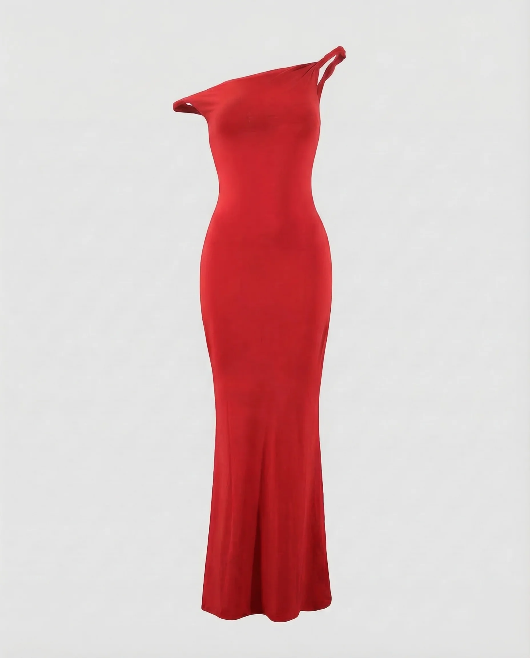 Elegantes Abendkleid asymmetrisch im Meerjungfrau-Stil - Image 6