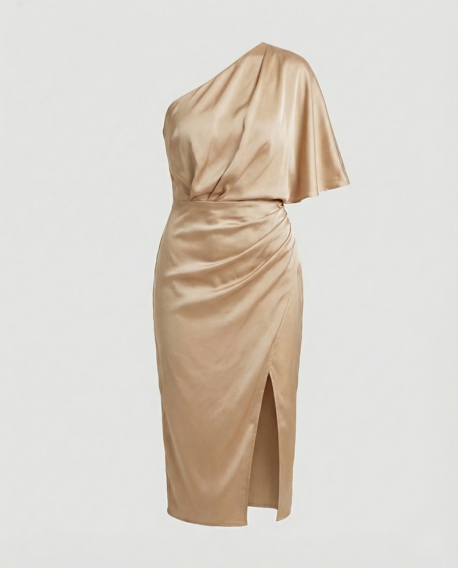 Elegantes Abendkleid Midi asymmetrisch - Image 9