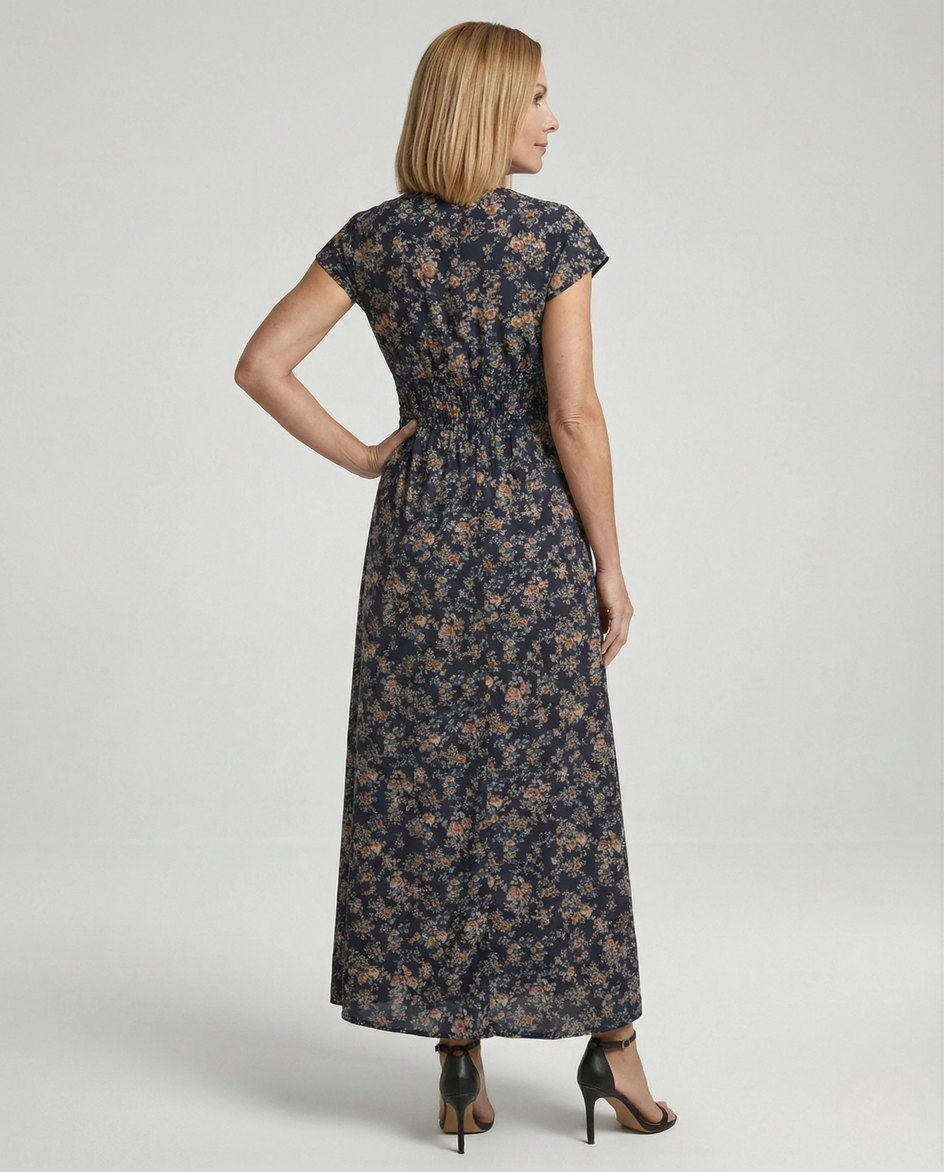 Damen Abendkleid lang Empire Stil - Image 4