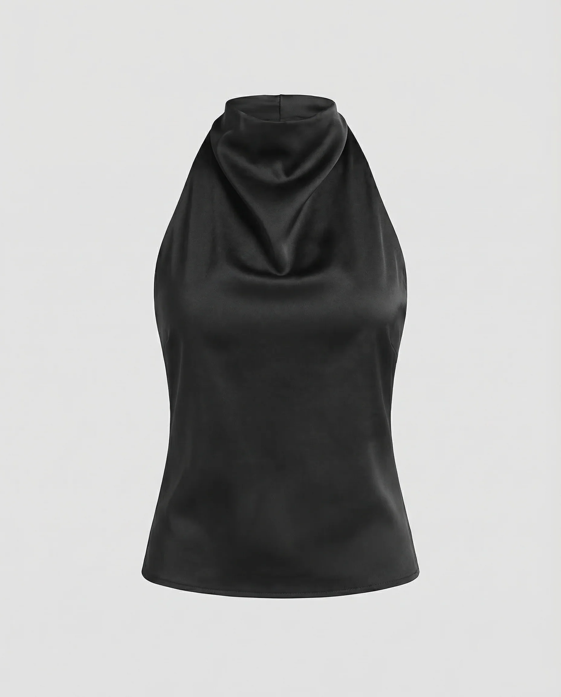 Damen Halter Top Drapiert - Image 5