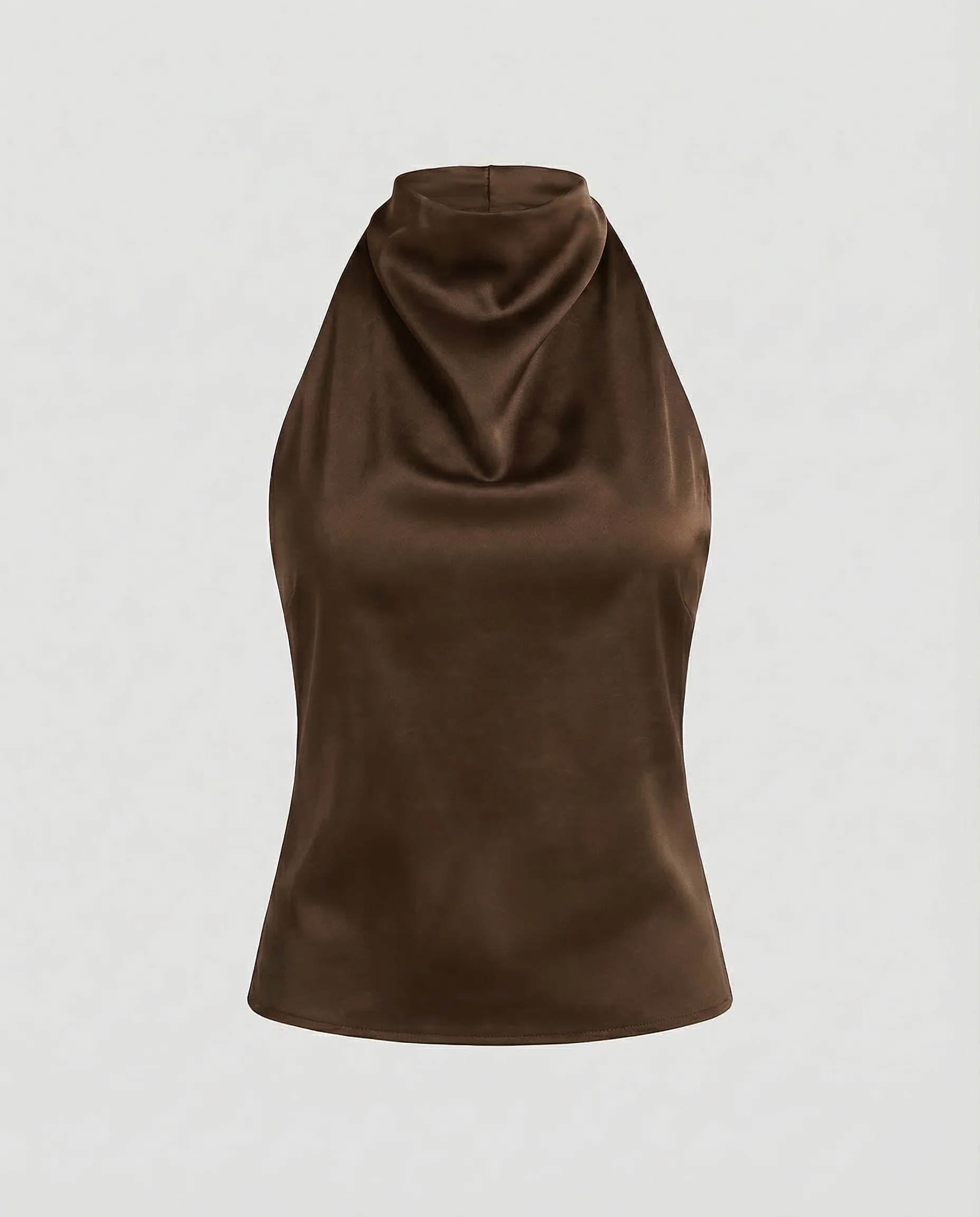 Damen Halter Top Drapiert - Image 6