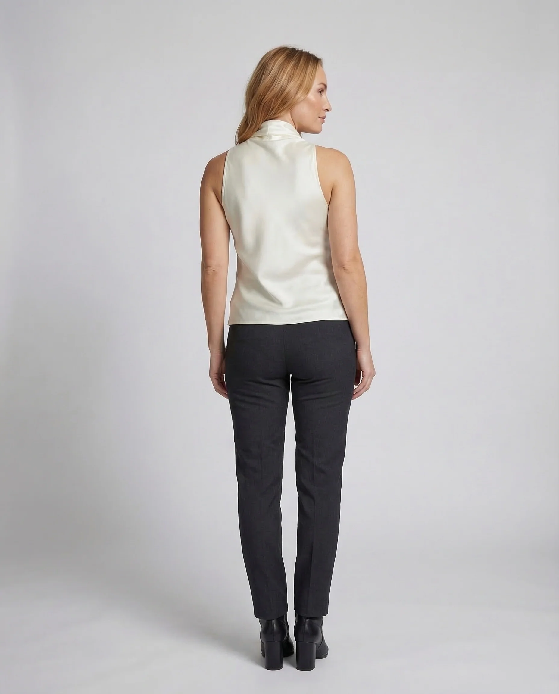 Damen Halstuch Top Satin - Image 4