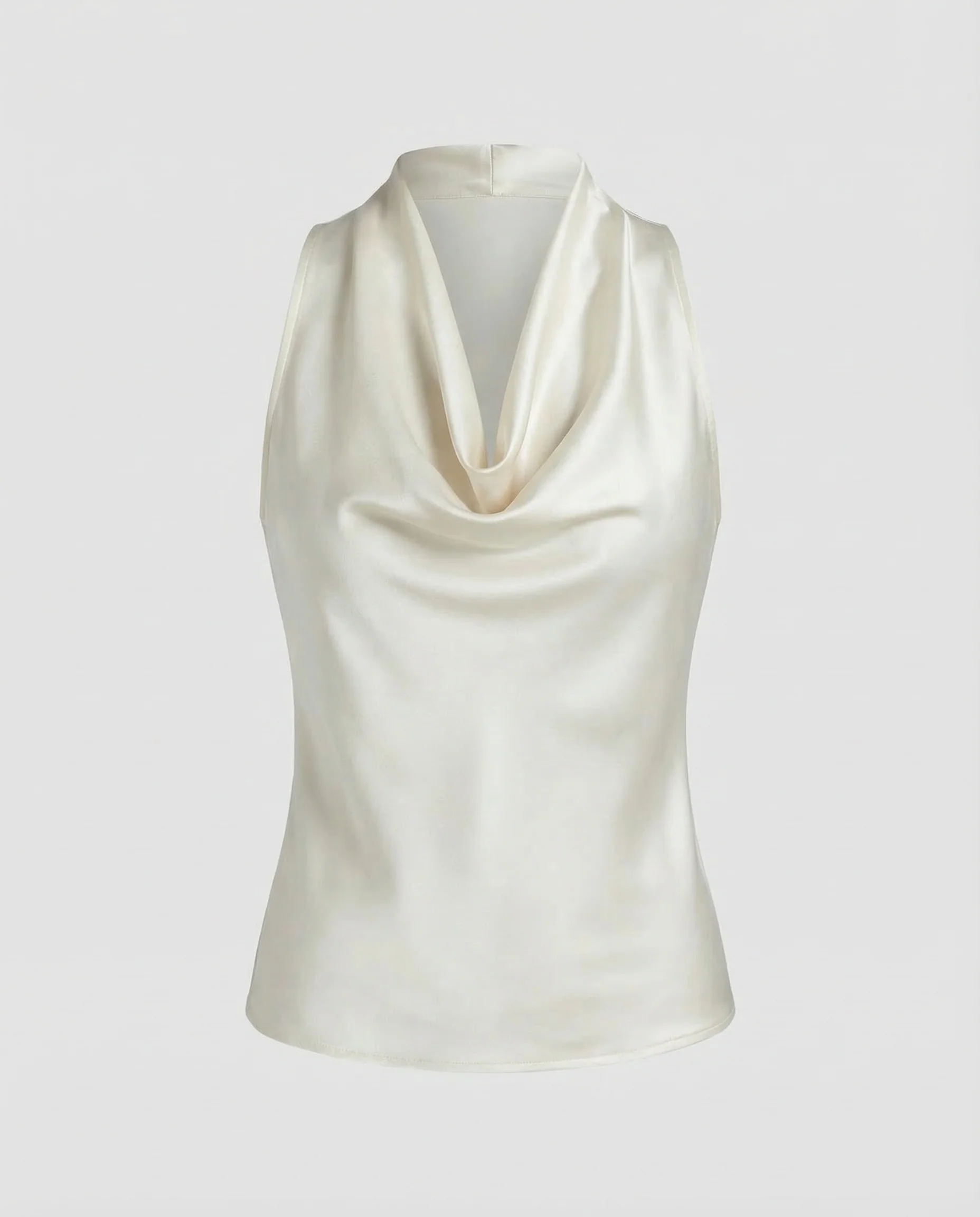Damen Halstuch Top Satin - Image 5