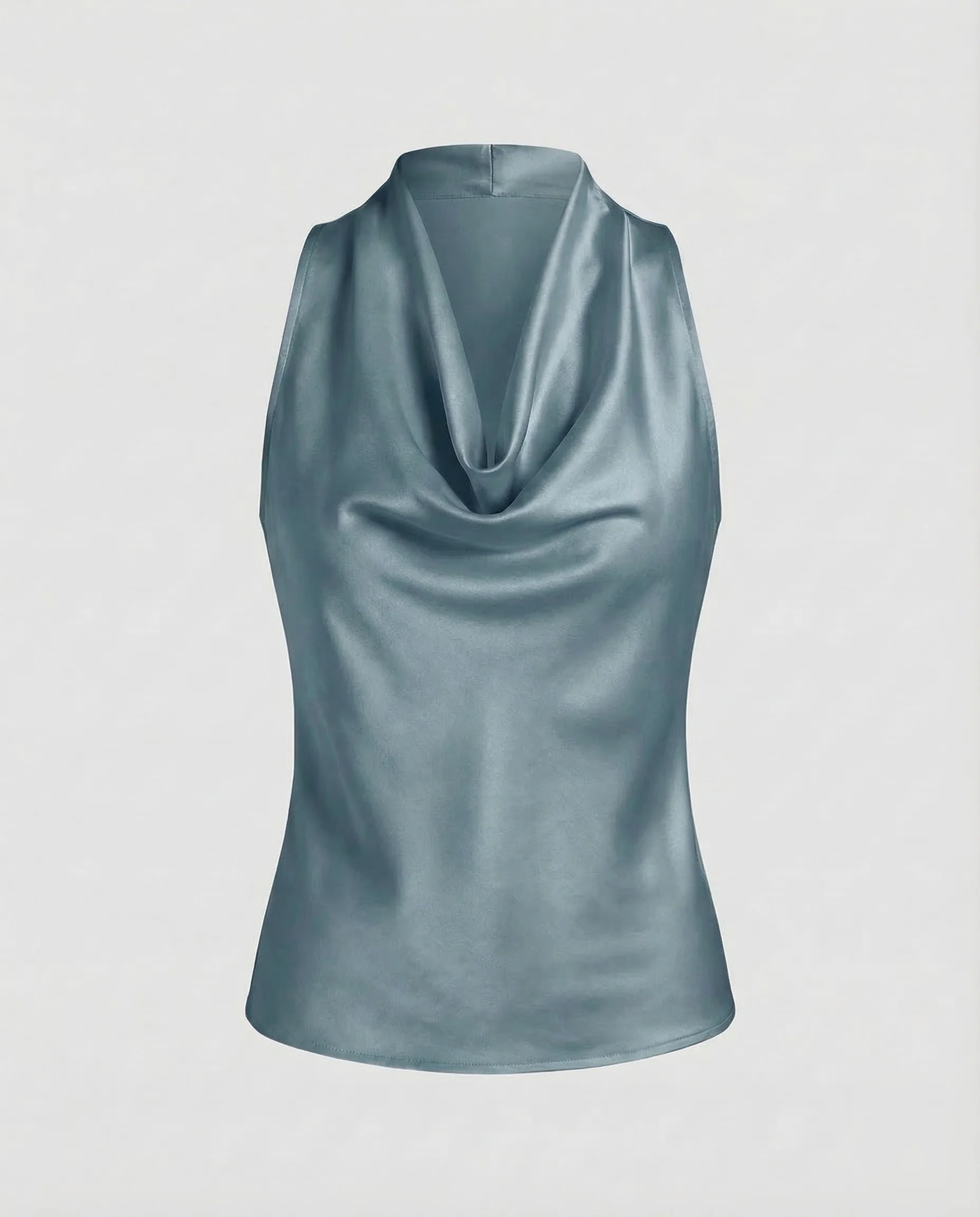 Damen Halstuch Top Satin - Image 8