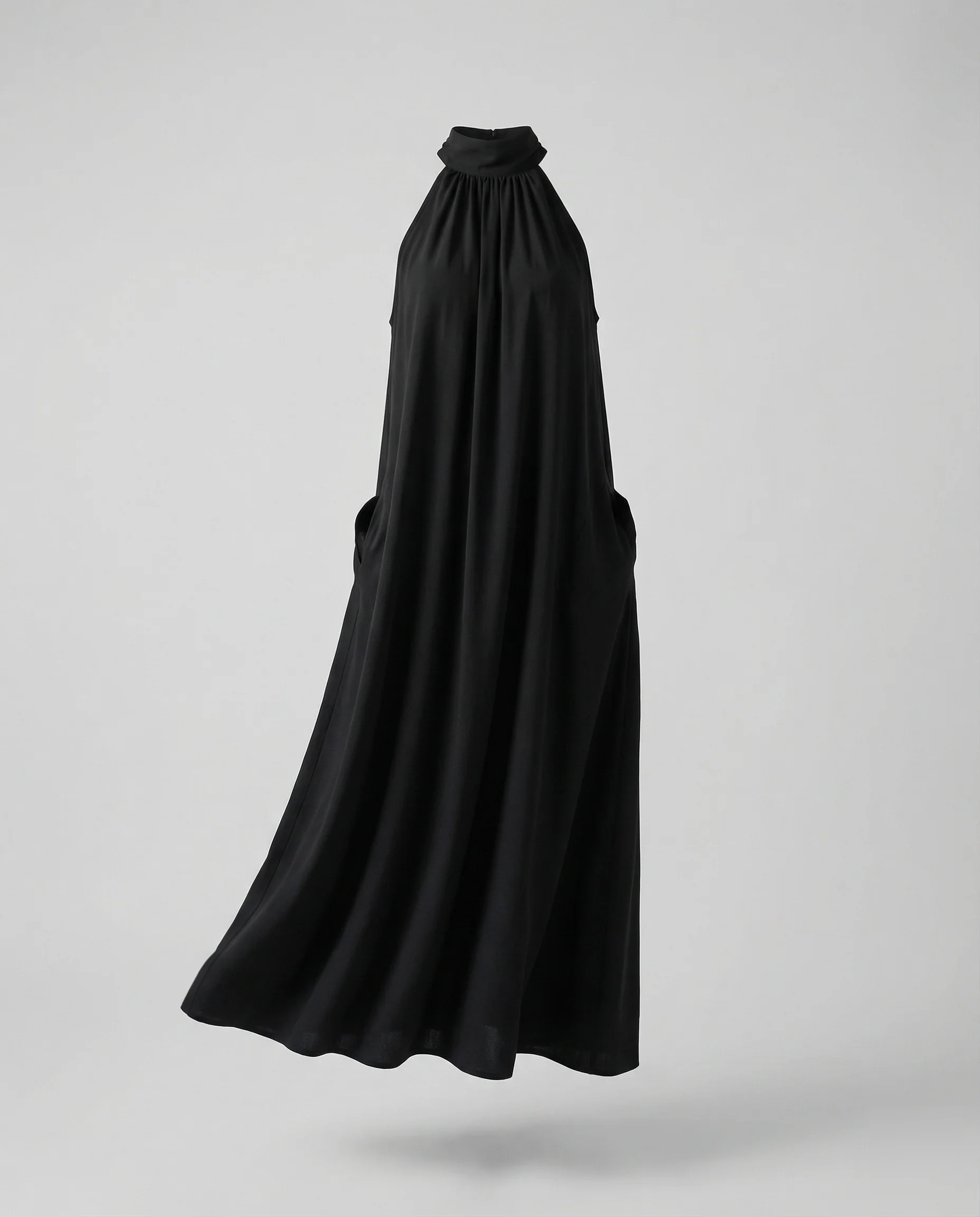 Damen Halter Maxikleid in A-Linie - Image 5