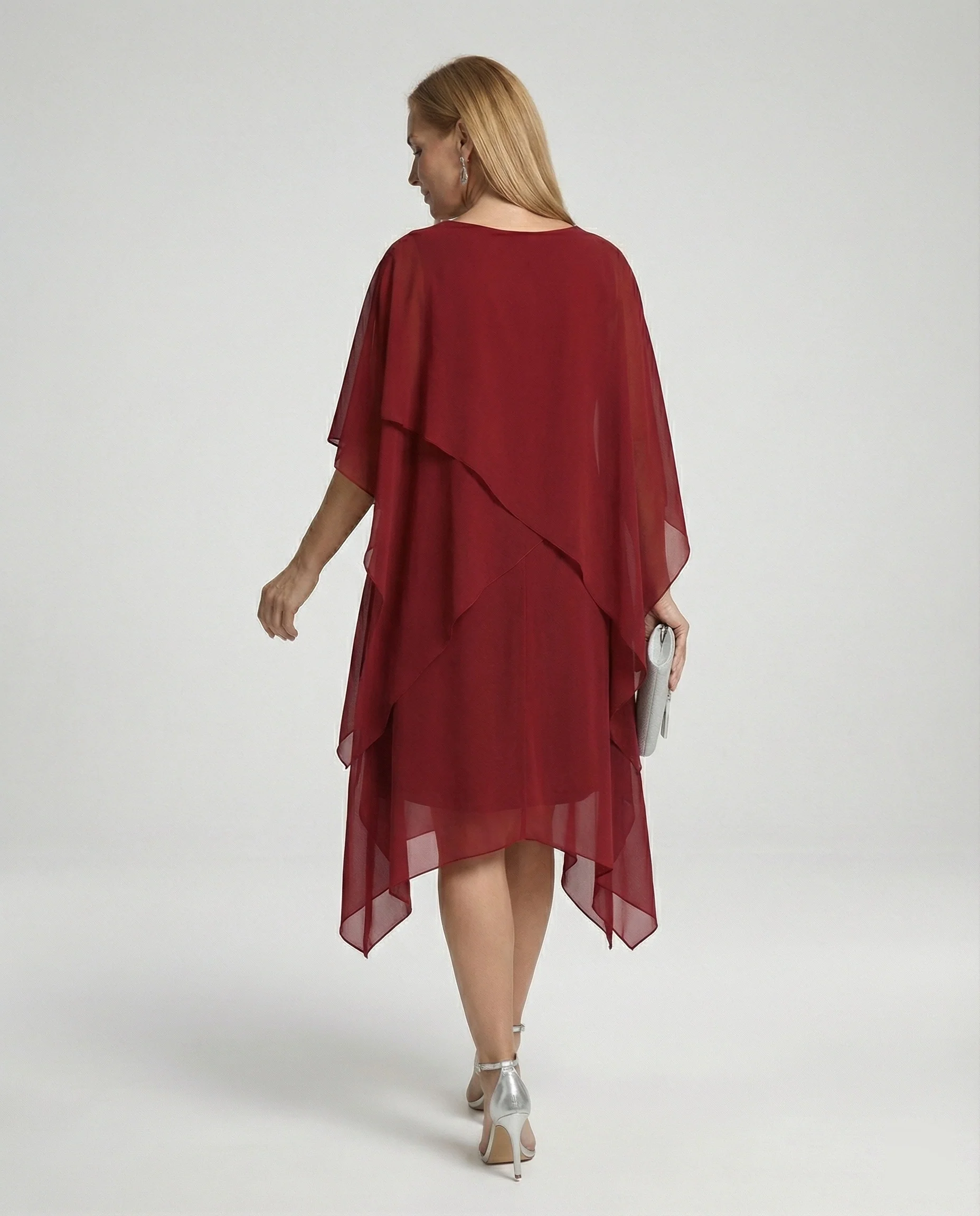 Damen Abendkleid Lagenlook elegant - Image 6