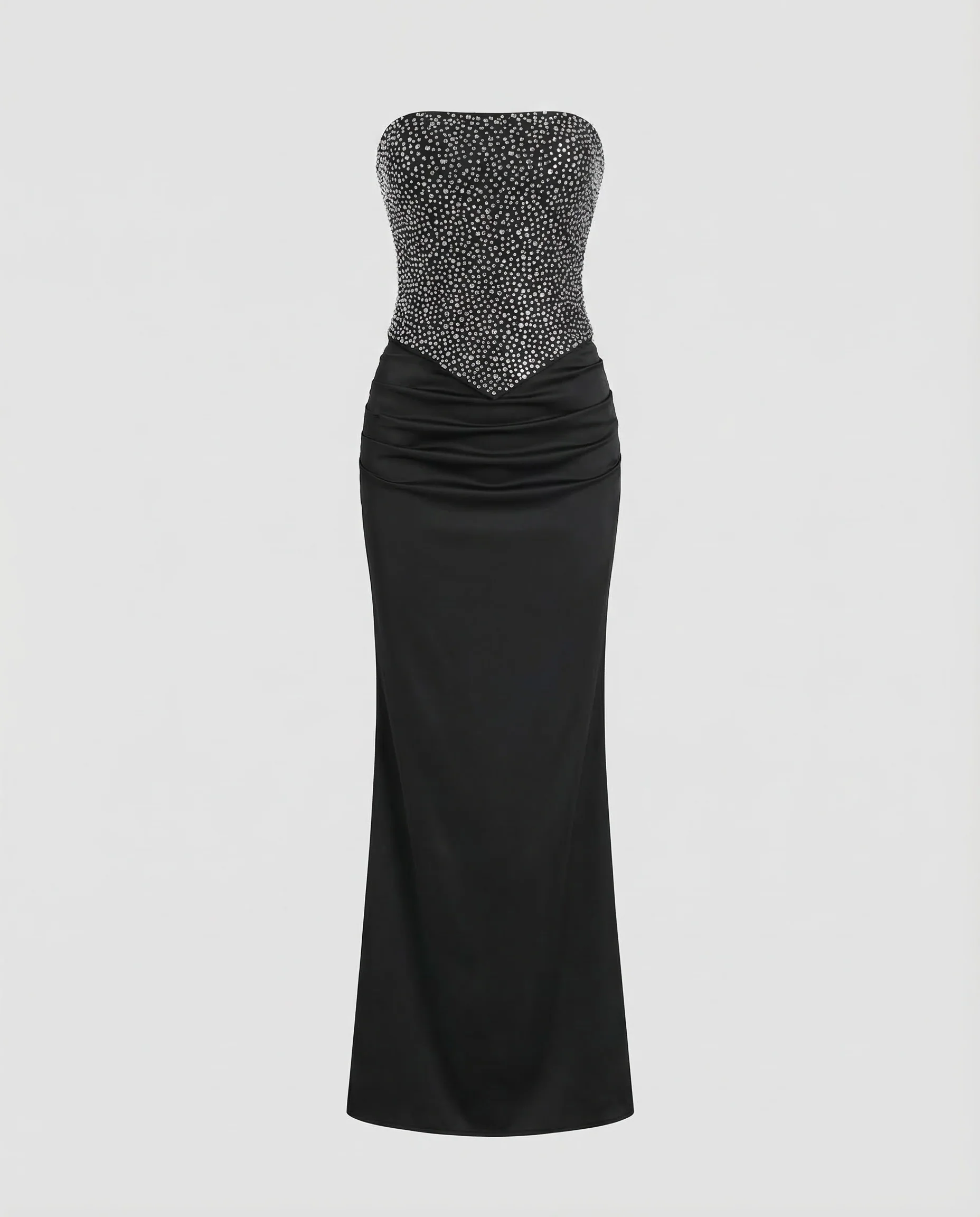 Damen Satin Corsagenkleid - Image 5