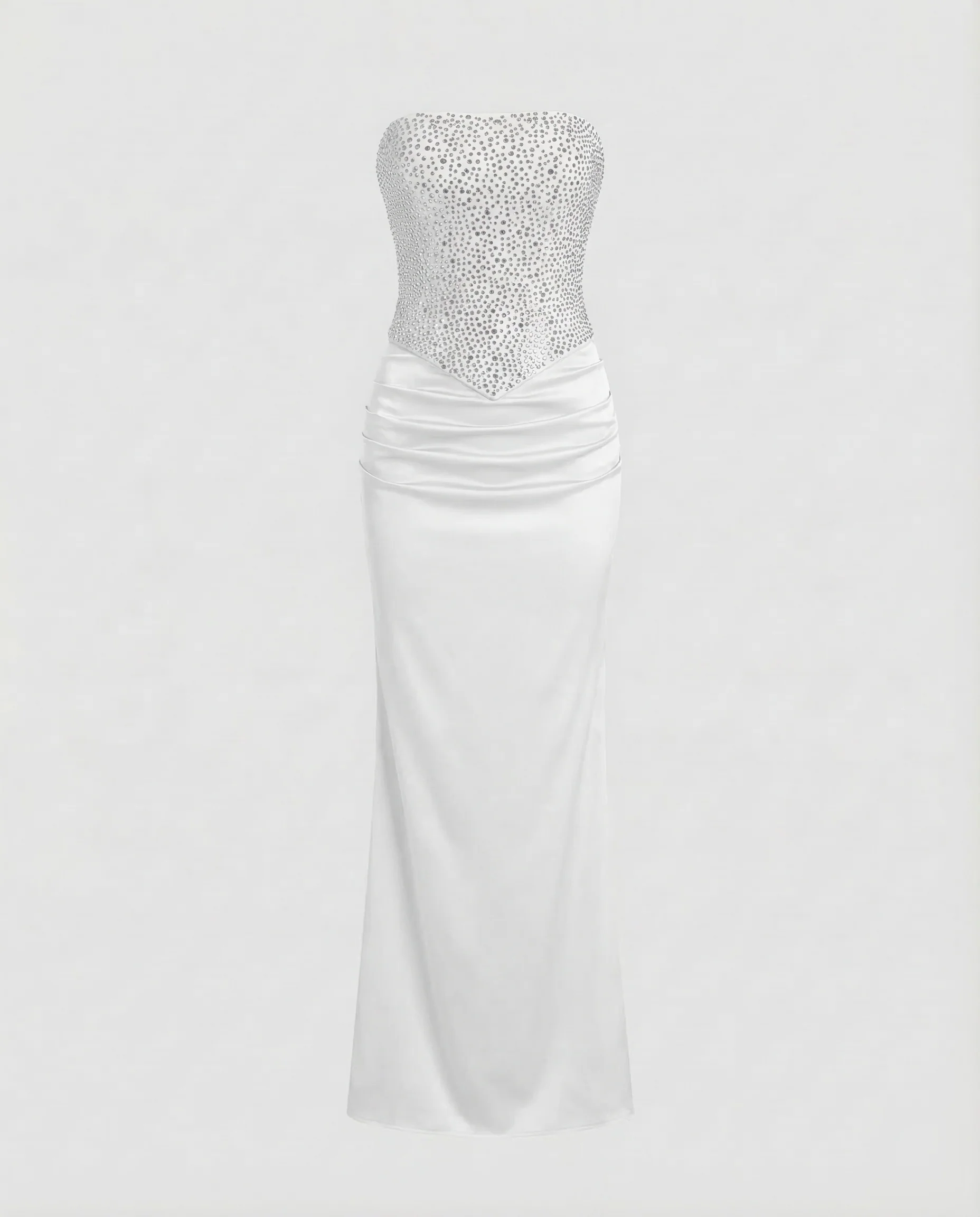 Damen Satin Corsagenkleid - Image 6