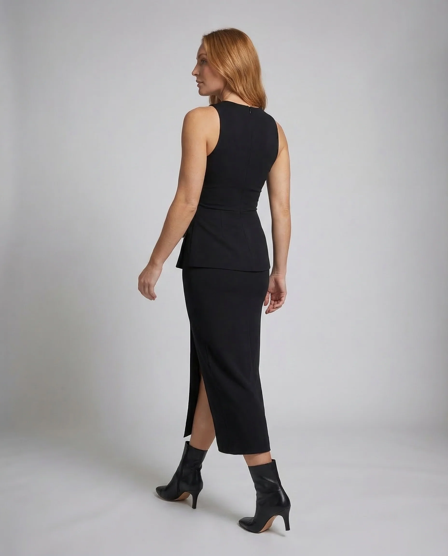 Damen Bluse Rock Set Elegant - Image 3