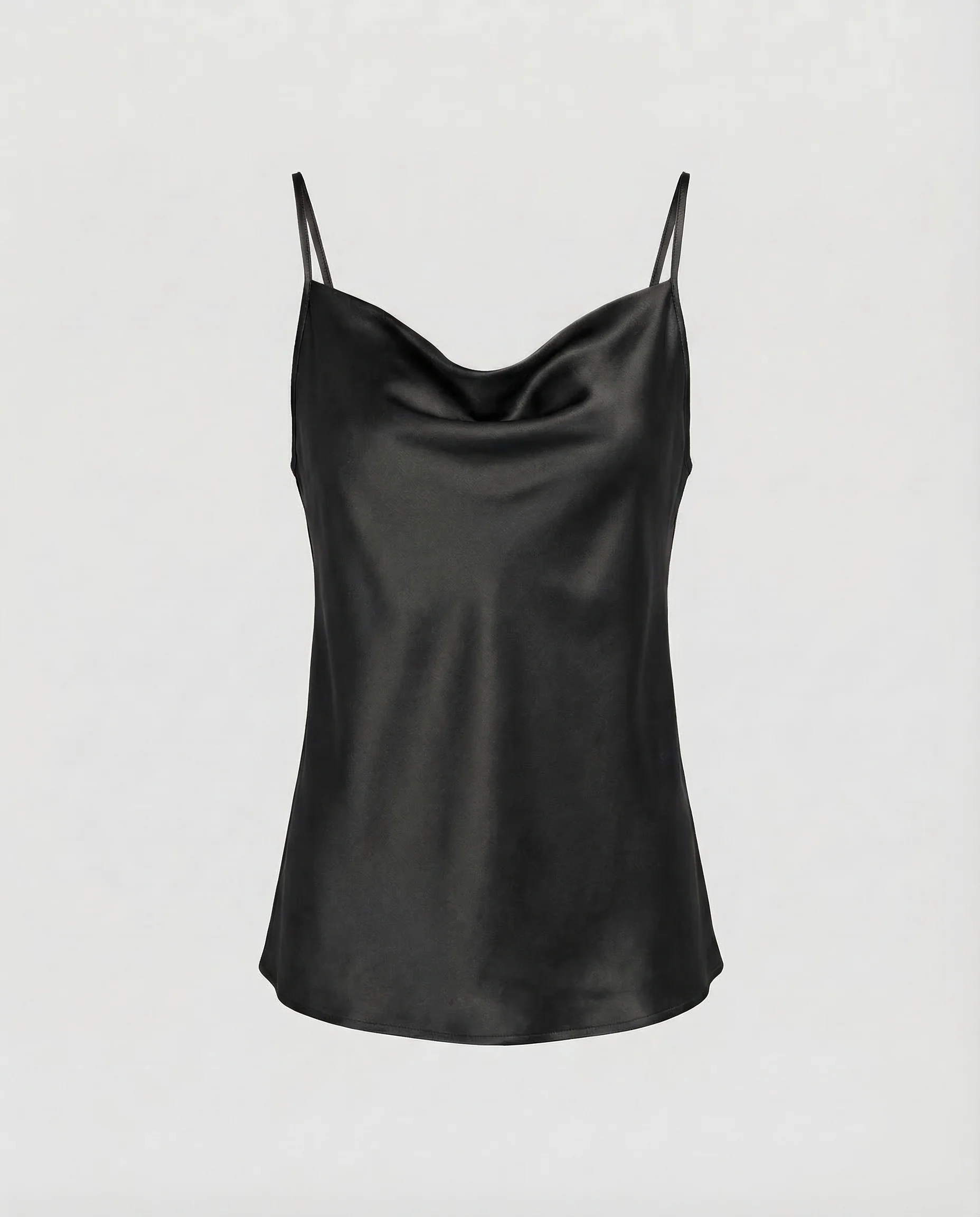 Damen Spaghettiträger Top Satin - Image 5