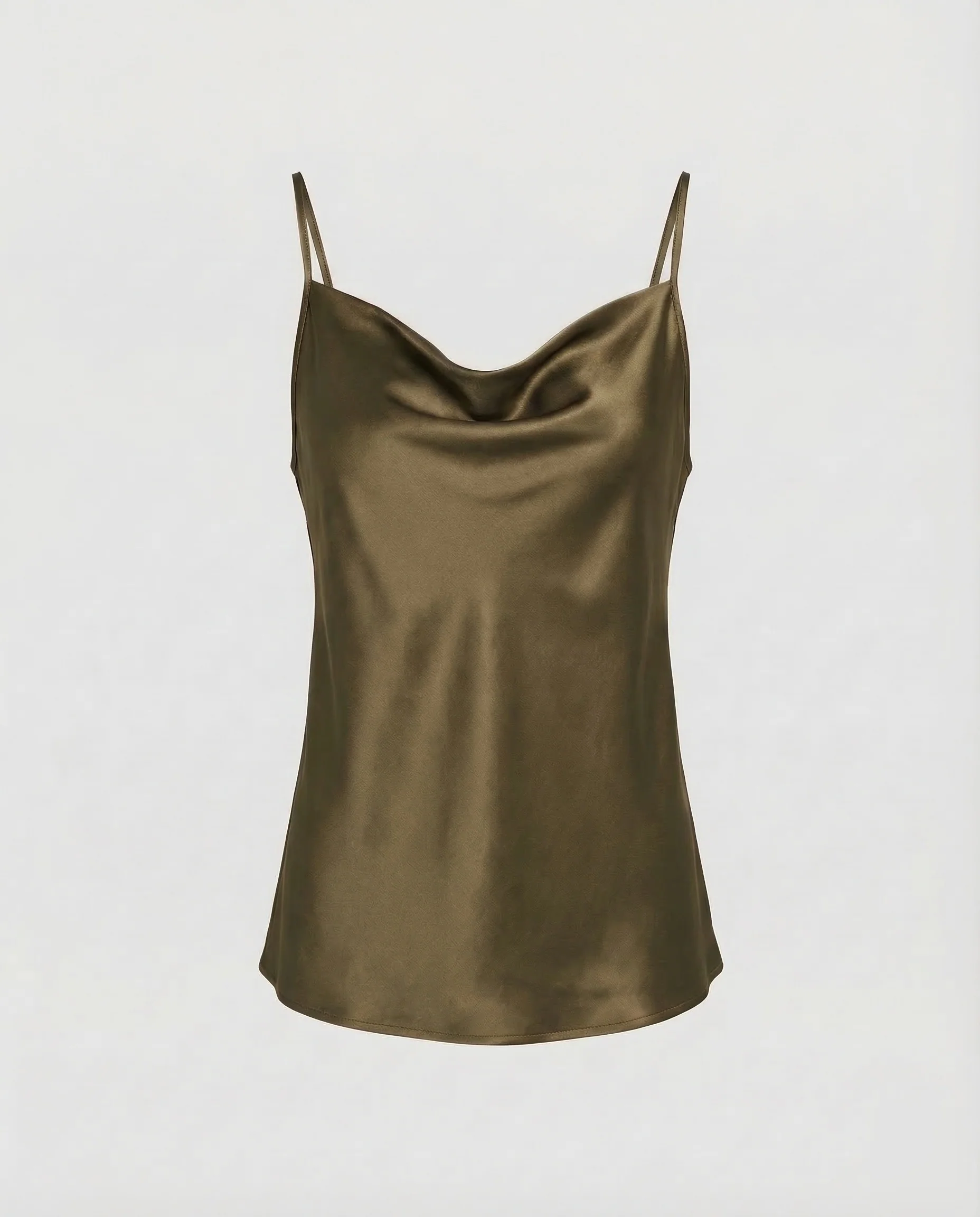 Damen Spaghettiträger Top Satin - Image 6