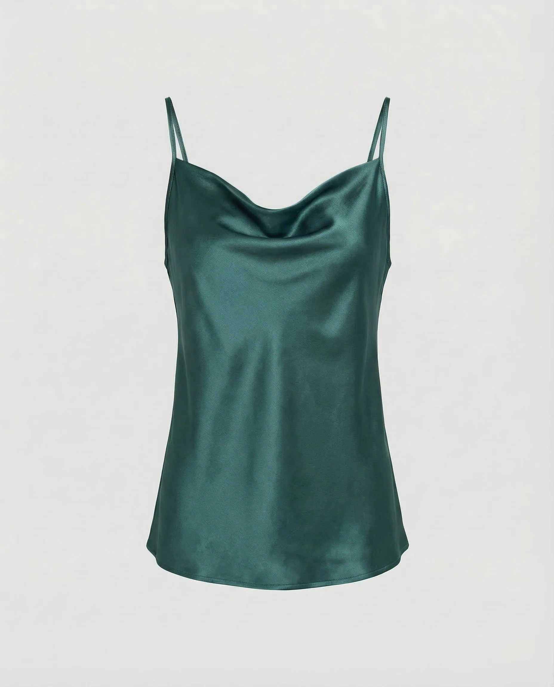 Damen Spaghettiträger Top Satin - Image 7