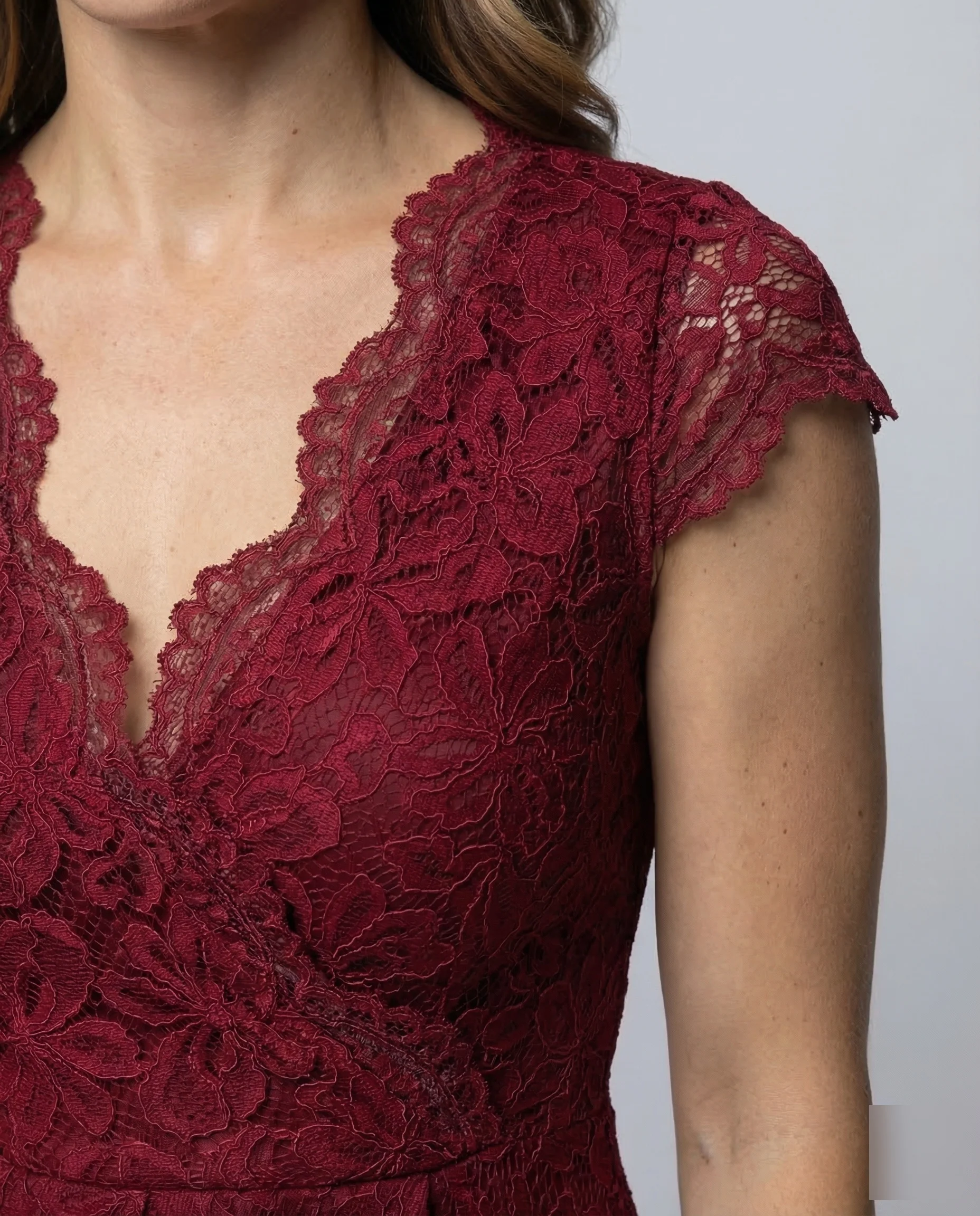 Damen Spitzenkleid A Linie - Image 3