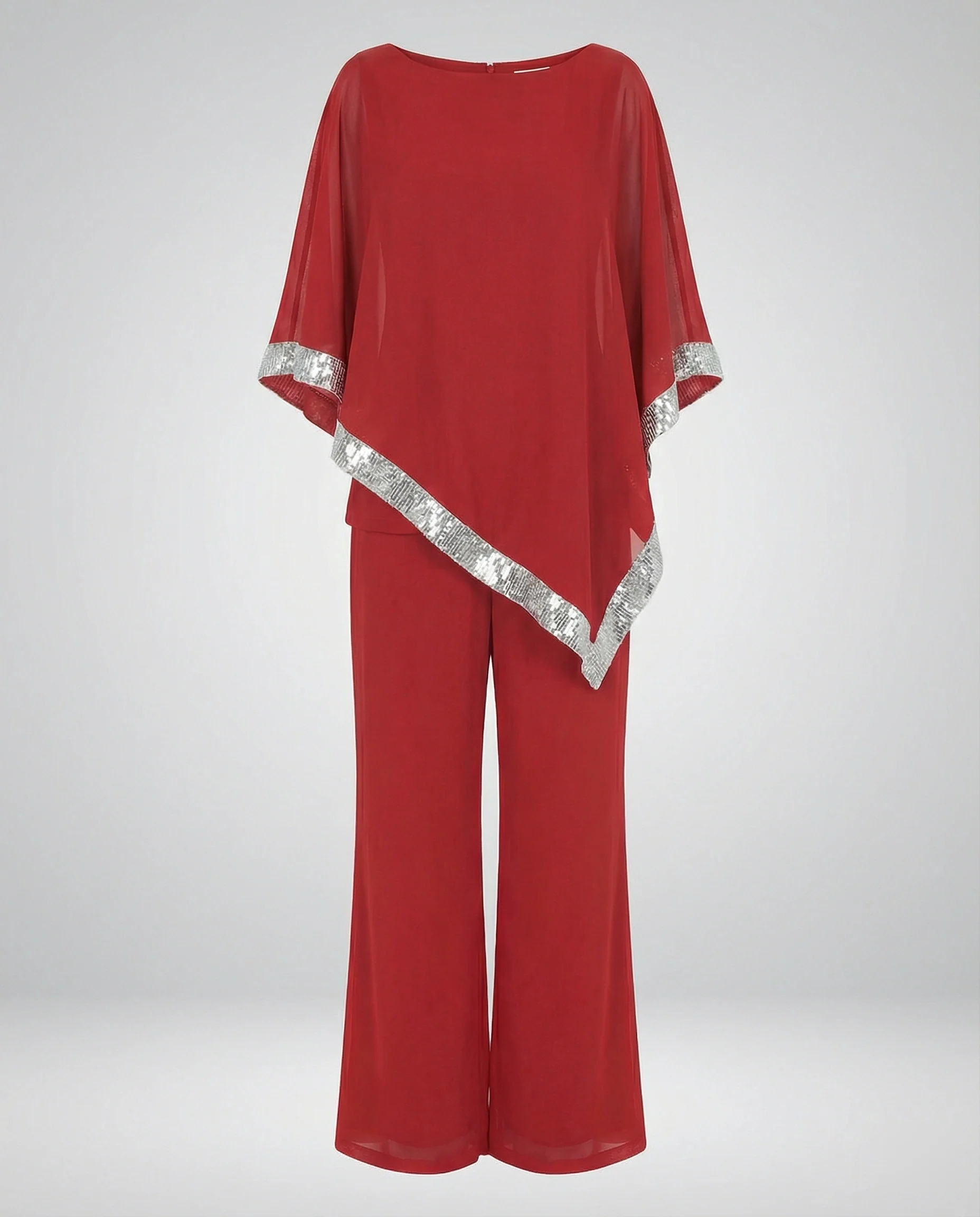 Damen Zweiteiler Set Abend Palazzohose - Image 7