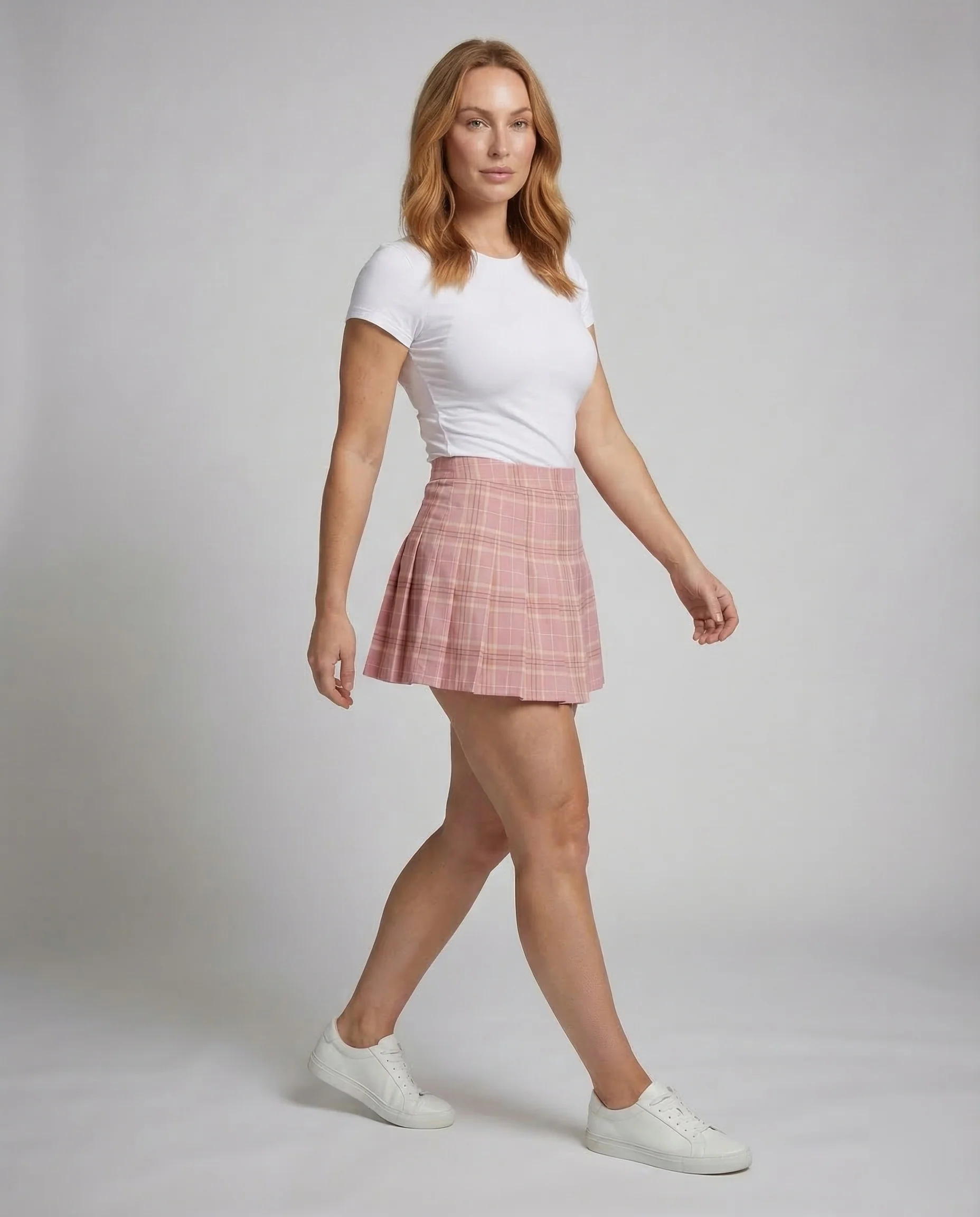 Damen Minirock Falten Stretch - Image 2