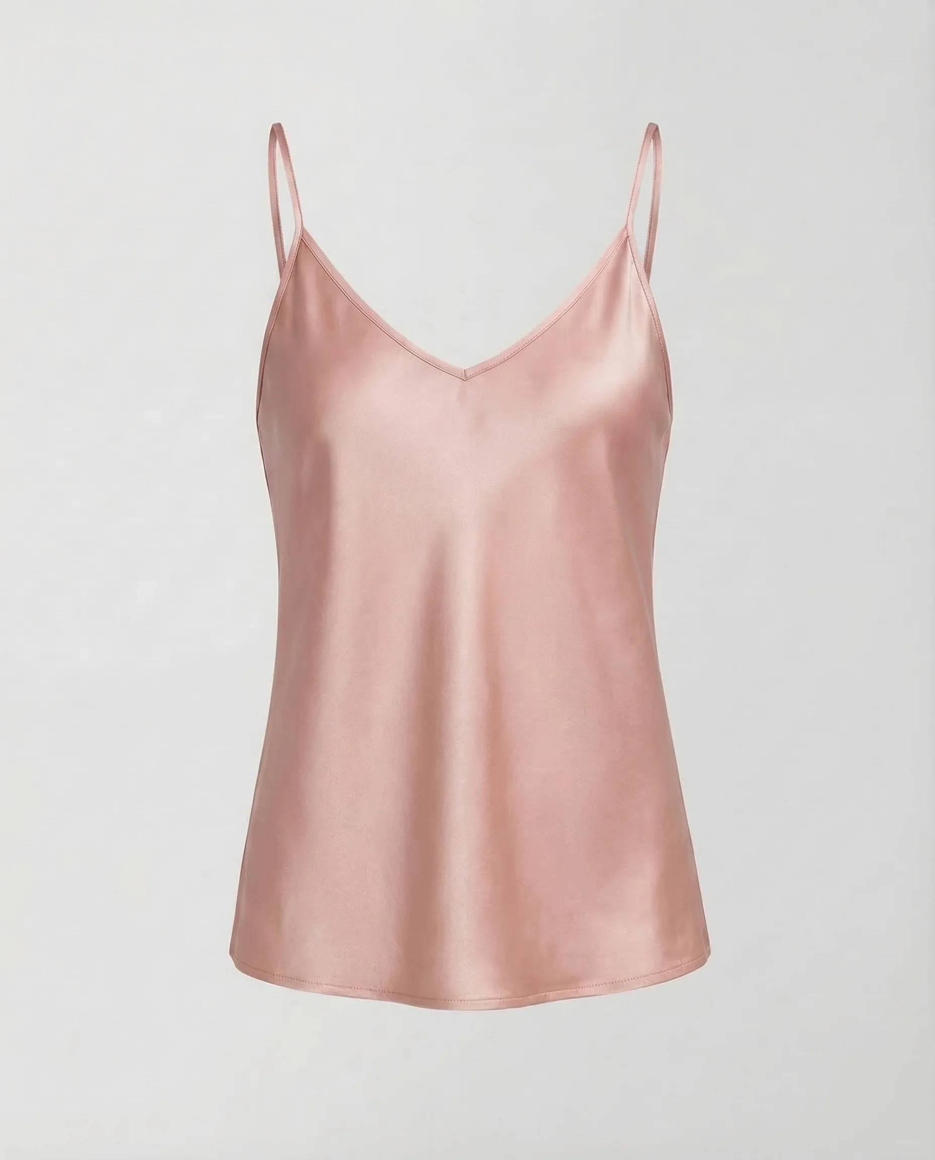 Damen Satin Top V Ausschnitt - Image 13