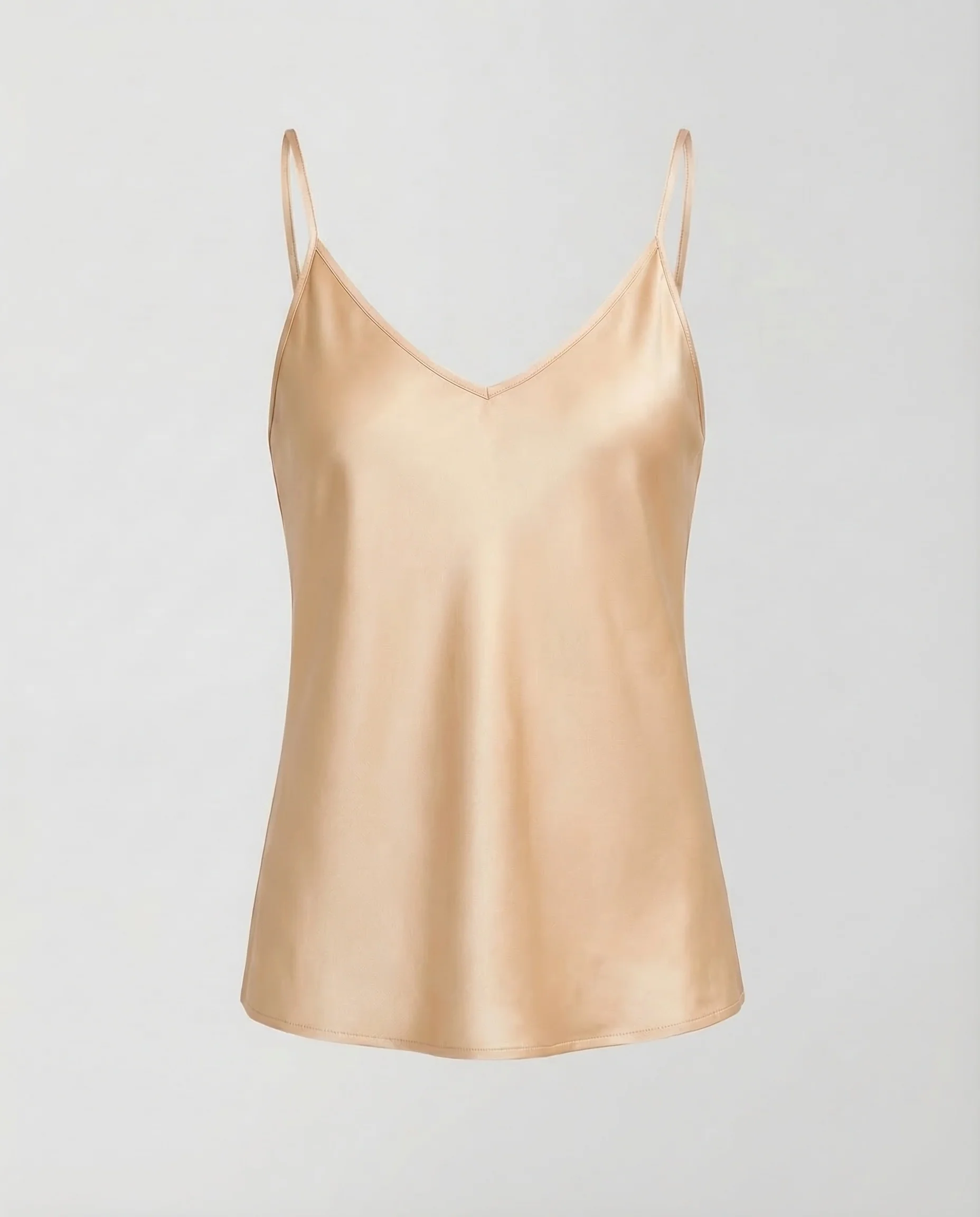 Damen Satin Top V Ausschnitt - Image 8