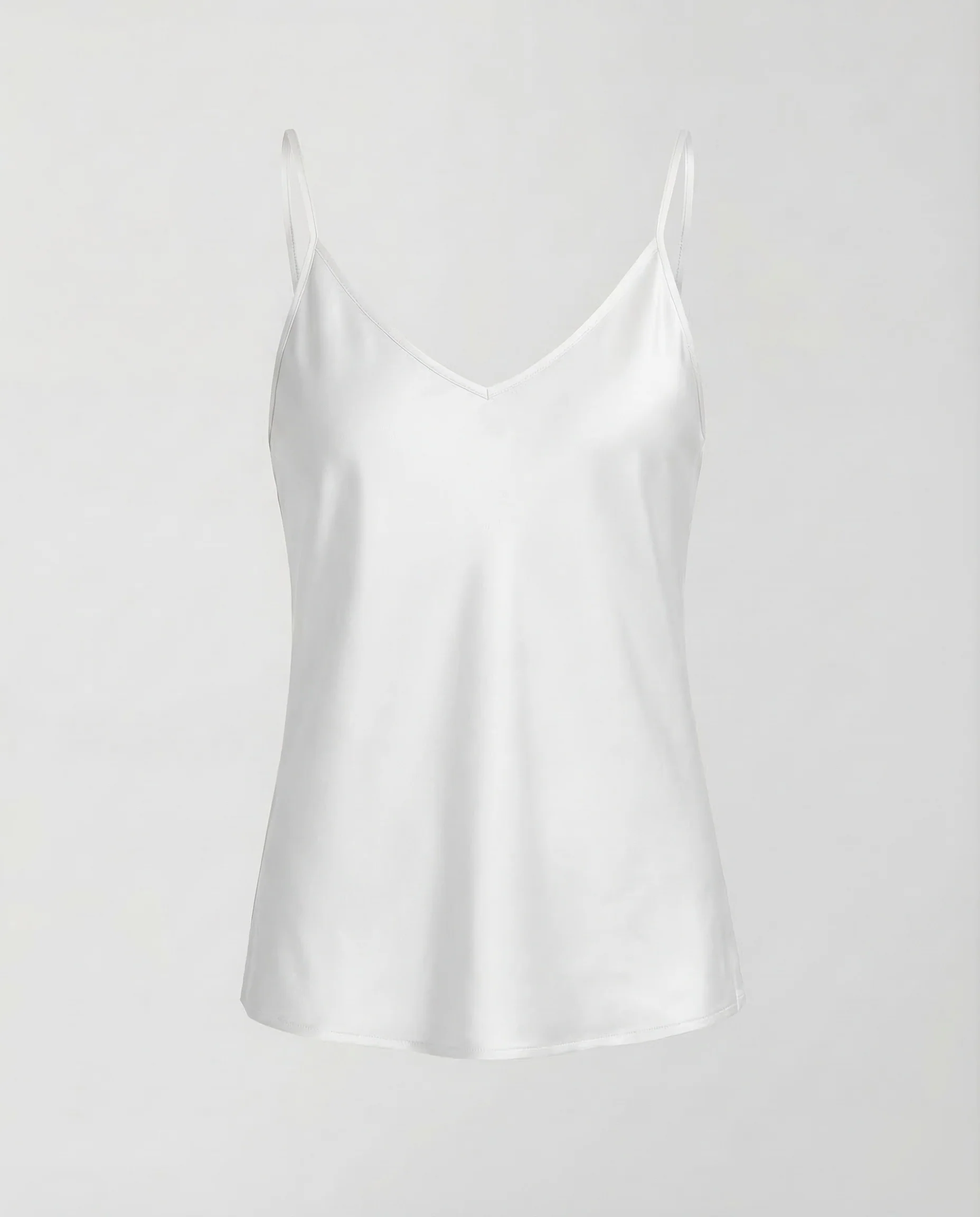 Damen Satin Top V Ausschnitt - Image 9