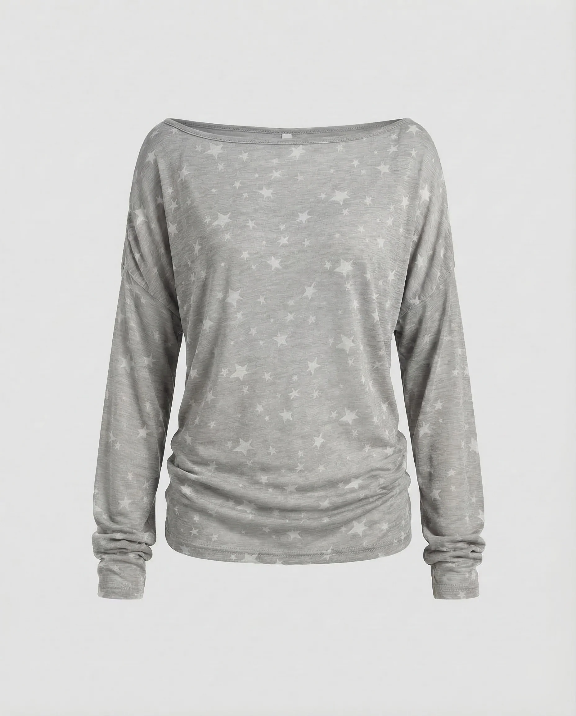 Damen Feinstrick Shirt Sterne - Image 6