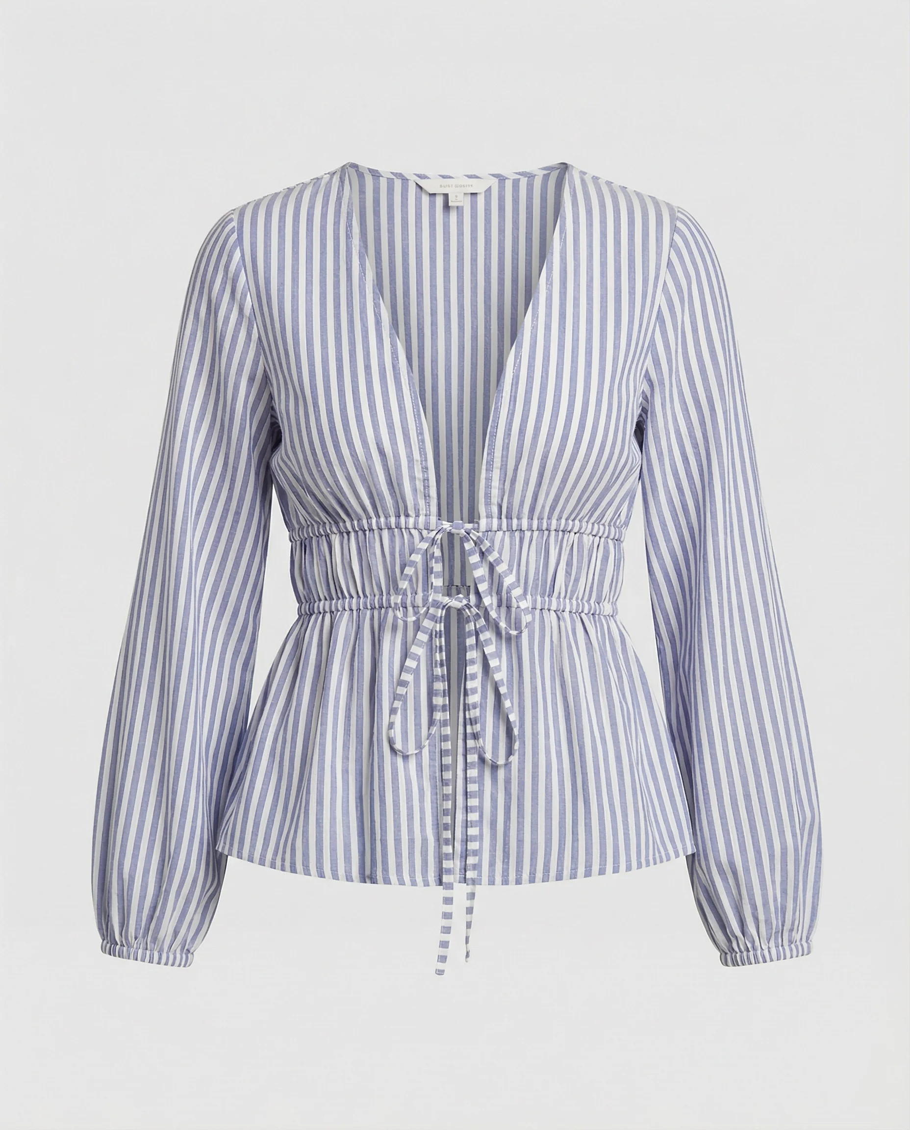Bluse Damen V-Ausschnitt Tailliert - Image 5